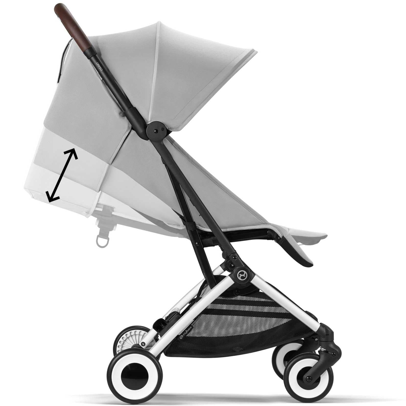 Cybex baby pushchairs Cybex ORFEO - Fog Grey (2024) 524000303