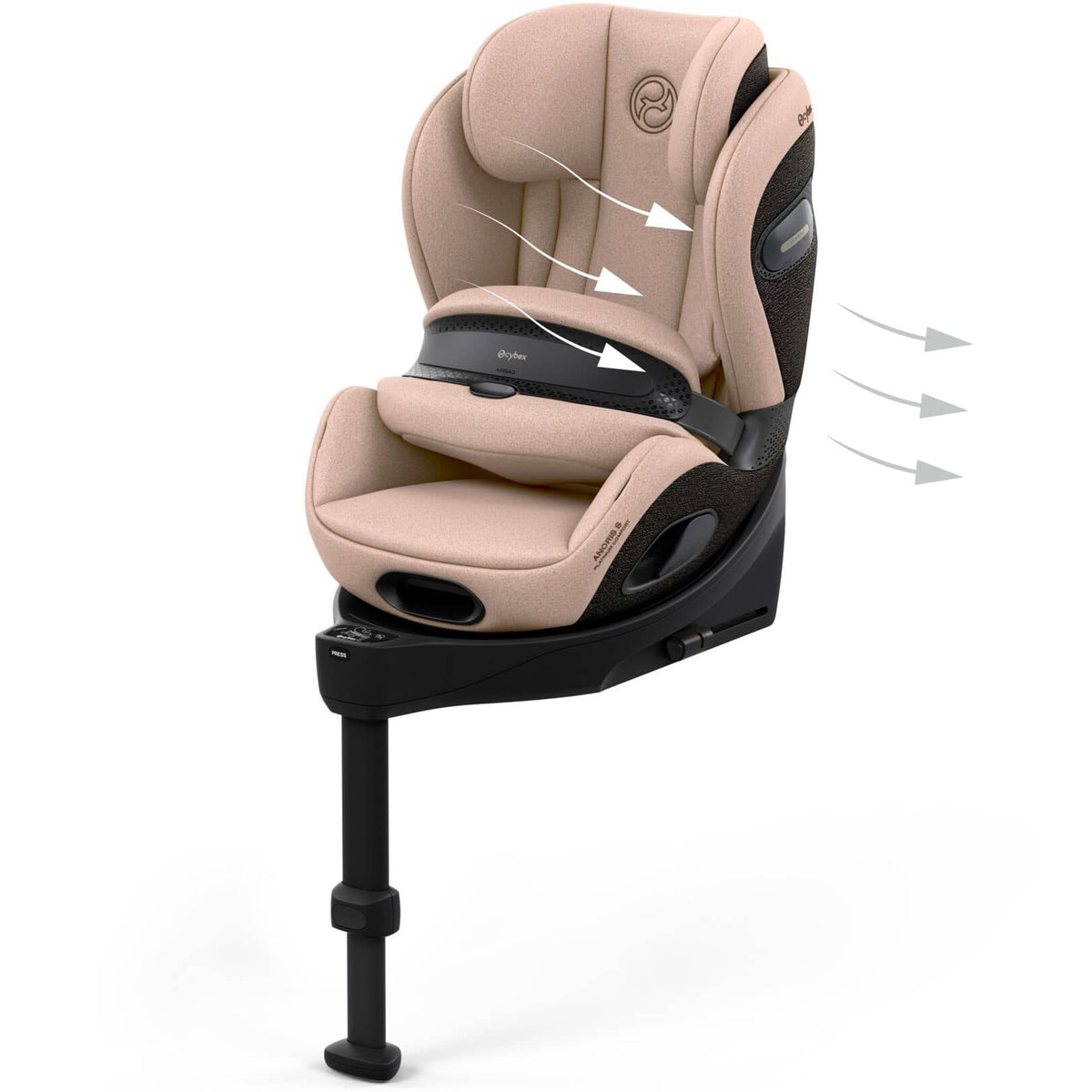 Cybex forward facing car seats Cybex Anoris S - Cozy Beige