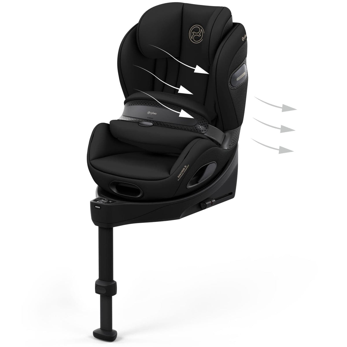 Cybex forward facing car seats Cybex Anoris S - Sepia Black