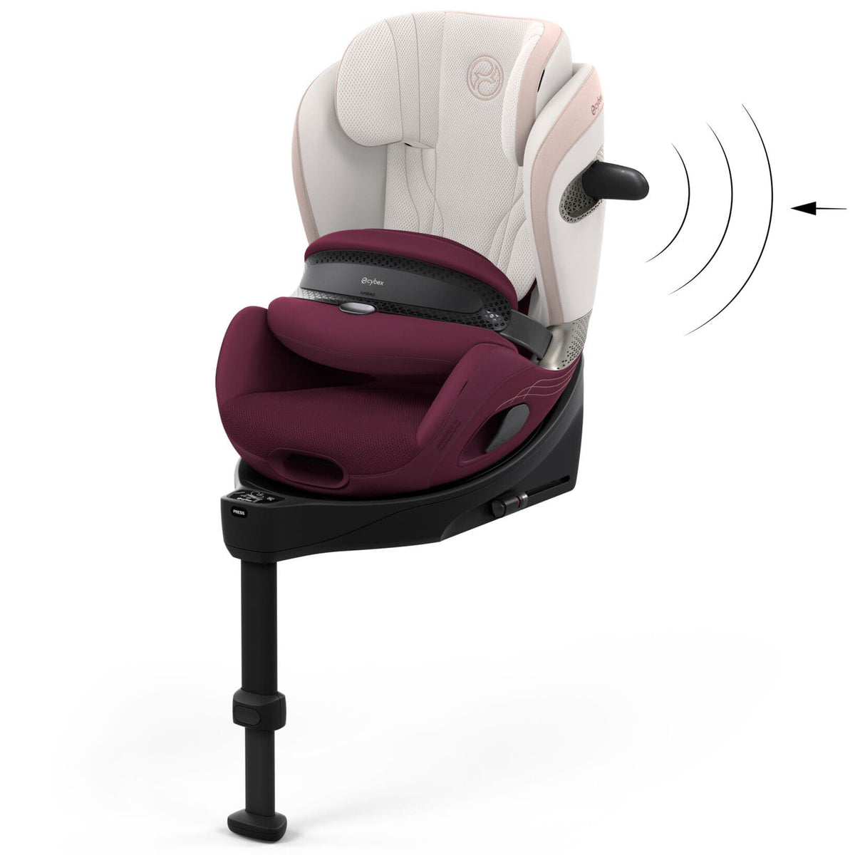 Cybex forward facing car seats Cybex Anoris S Style - Quartz Pink