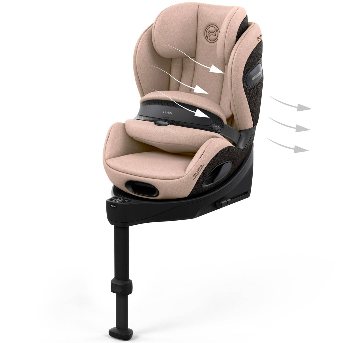 Cybex forward facing car seats Cybex Anoris Si - Cozy Beige 526003507