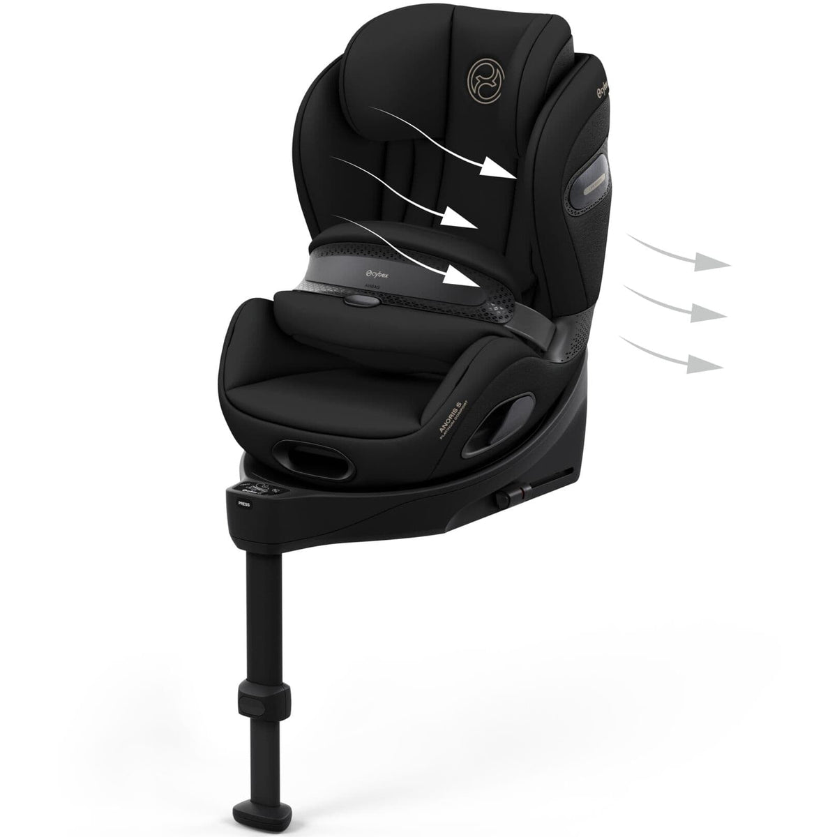 Cybex forward facing car seats Cybex Anoris Si - Sepia Black 526003503