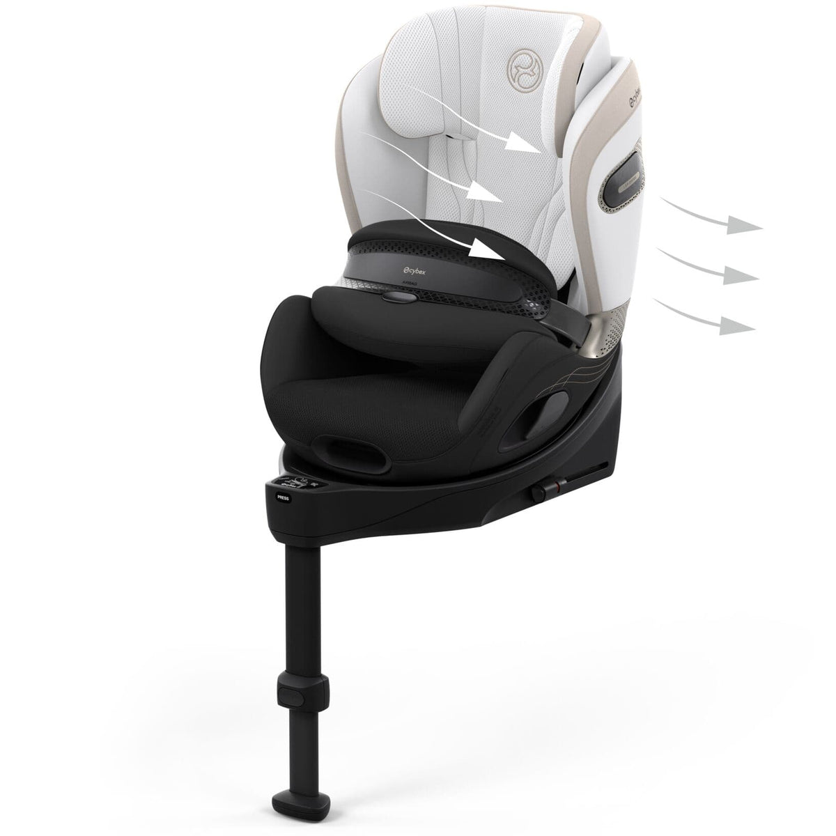 Cybex forward facing car seats Cybex Anoris Si Style - Off White 526003535