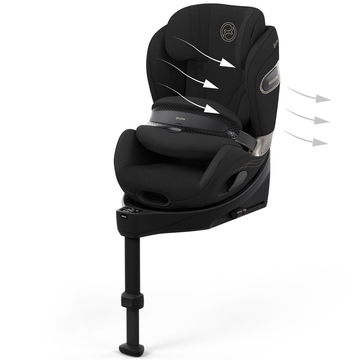 Cybex forward facing car seats Cybex Anoris Si Style - Sepia Black 526003511