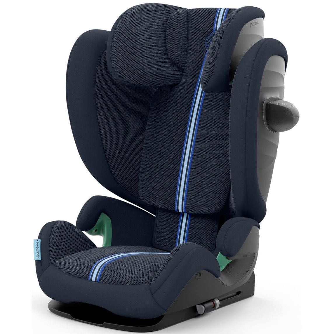 Cybex highback booster seats Cybex Solution G i-Fix Plus Highback Booster in Ocean Blue