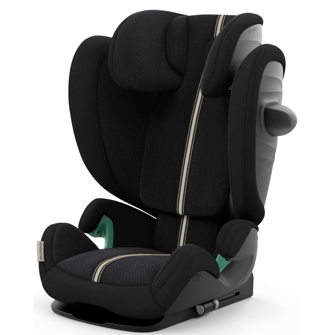 Cybex highback booster seats Cybex Solution G i-Fix Plus Highback Booster in Moon Black 523001099