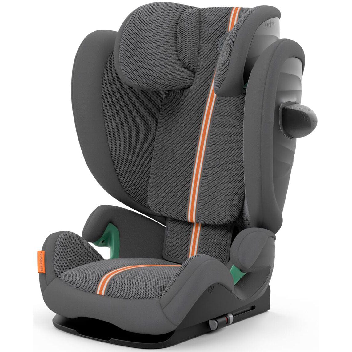 Cybex highback booster seats Cybex Solution G i-Fix Plus Highback Booster in Lava Grey 523001101