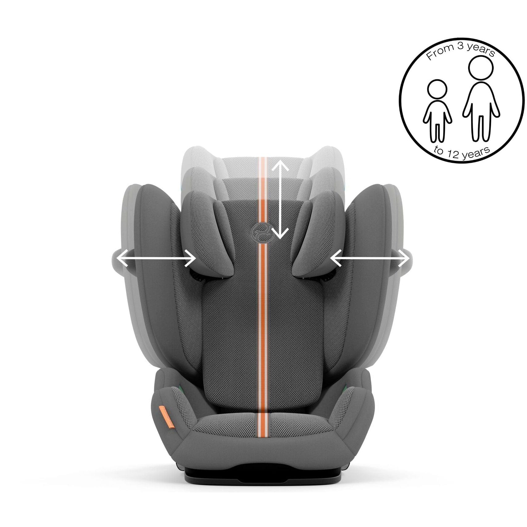 Cybex highback booster seats Cybex Solution G i-Fix Plus Highback Booster in Lava Grey 523001101