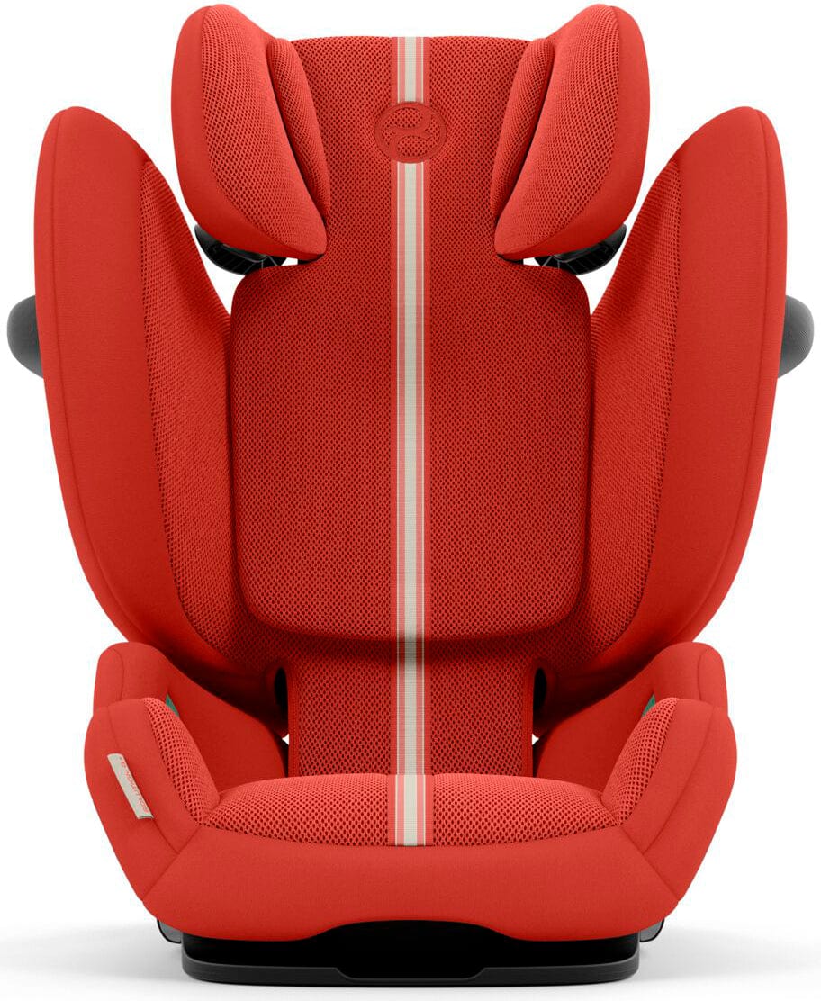 Cybex highback booster seats Cybex Solution G i-Fix Plus Highback Booster in Hibiscus Red 523001107