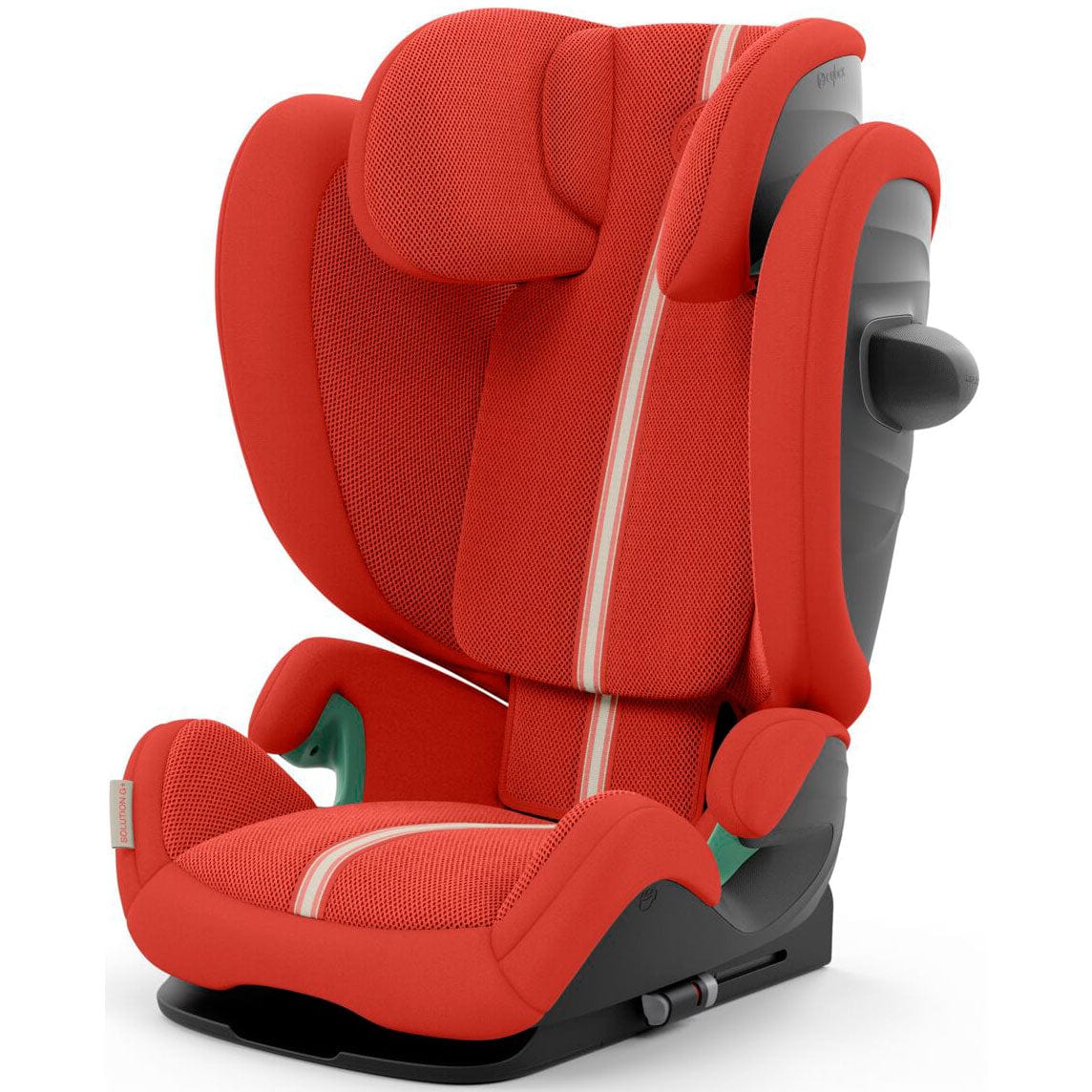 Cybex highback booster seats Cybex Solution G i-Fix Plus Highback Booster in Hibiscus Red 523001107