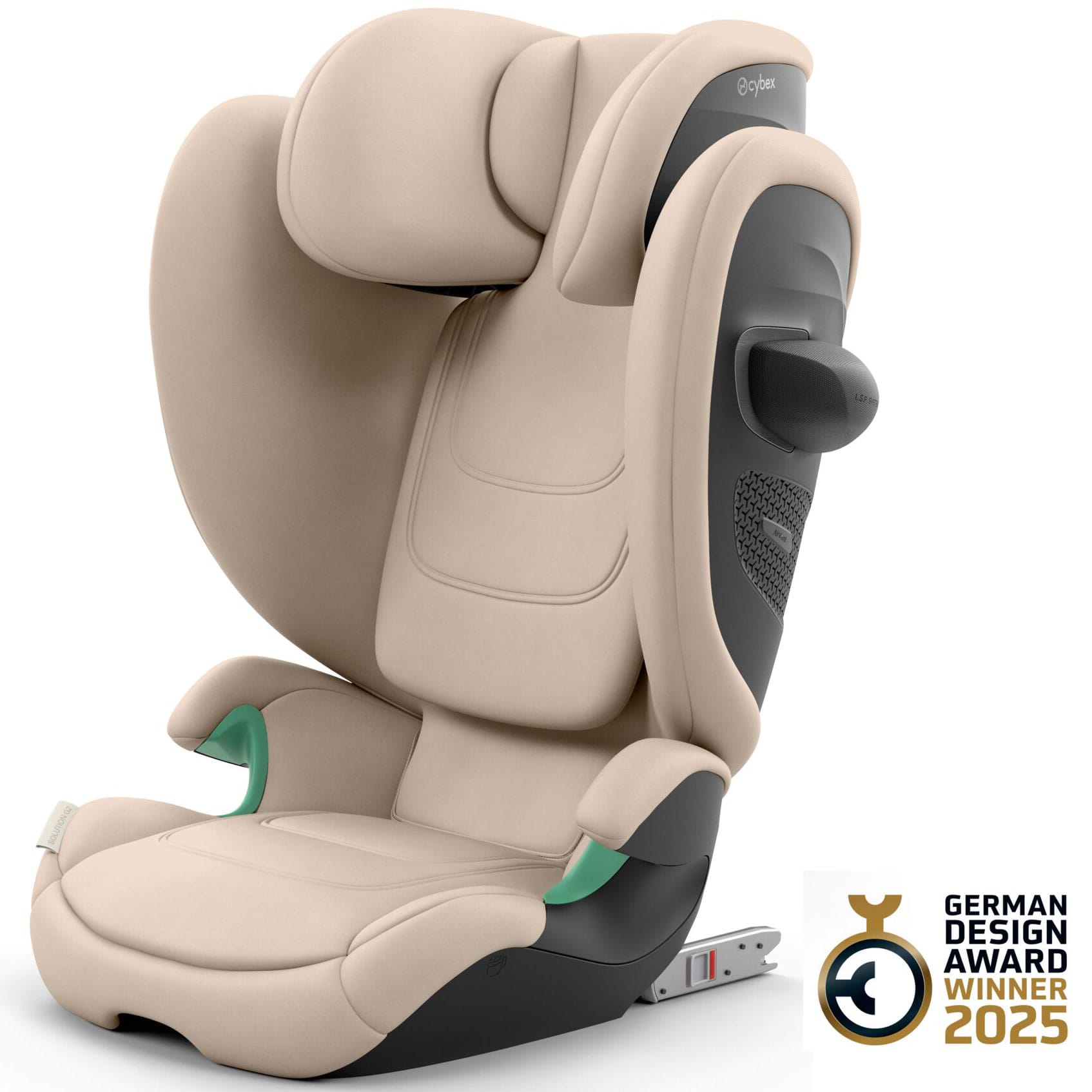 Cybex highback booster seats Cybex Solution G2 i-Fix Highback Booster Almond Beige 526001806