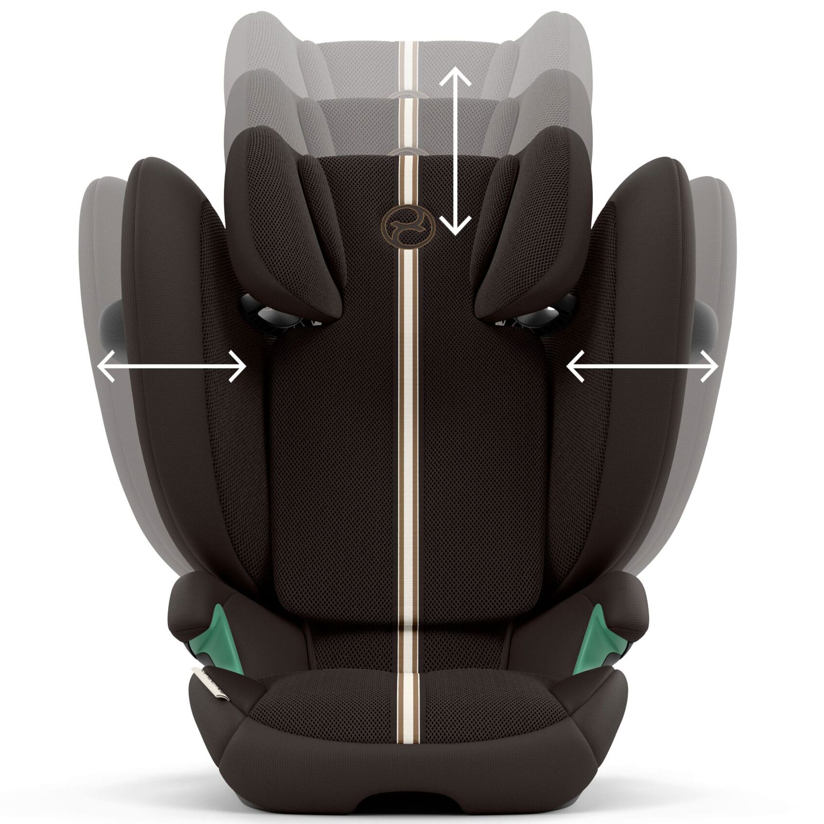 Cybex highback booster seats Cybex Solution G2 Plus i-Fix Highback Booster Chocolate Brown 526001812
