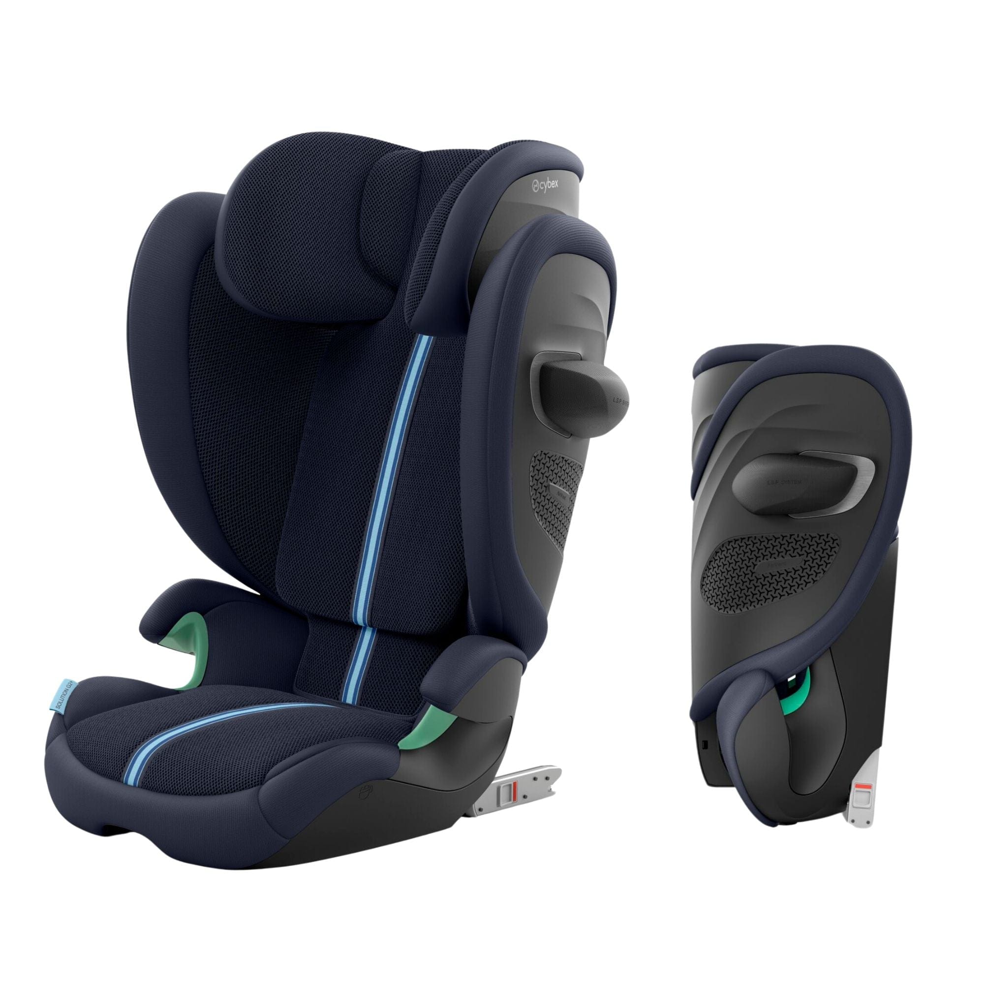 Cybex highback booster seats Cybex Solution G2 Plus i-Fix Highback Booster Ocean Blue 524000673