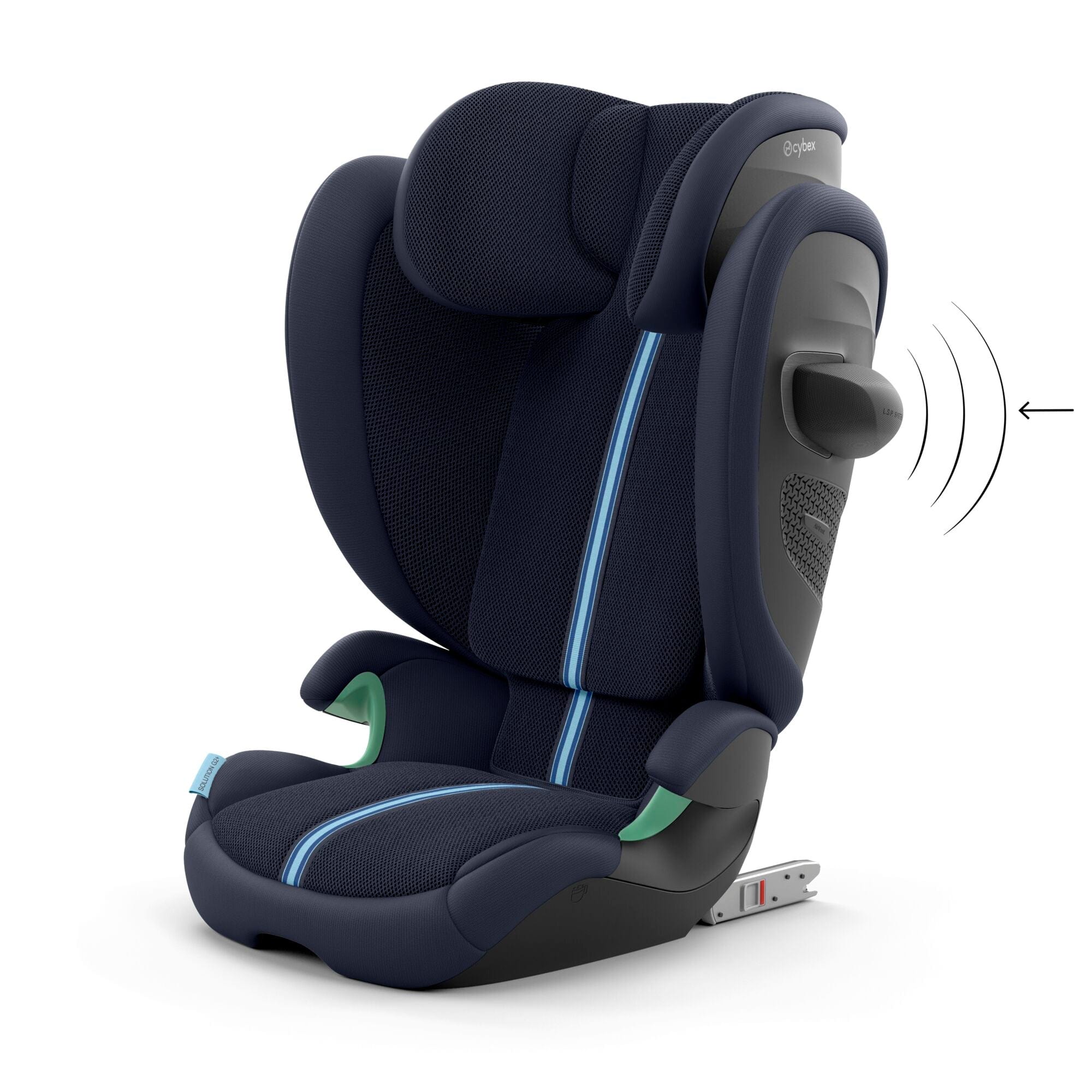 Cybex highback booster seats Cybex Solution G2 Plus i-Fix Highback Booster Ocean Blue 524000673