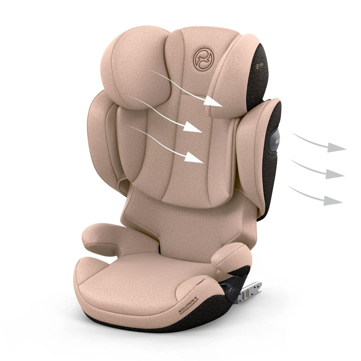 Cybex Highback Booster Seats Cybex Solution S - Cozy Beige 526003125