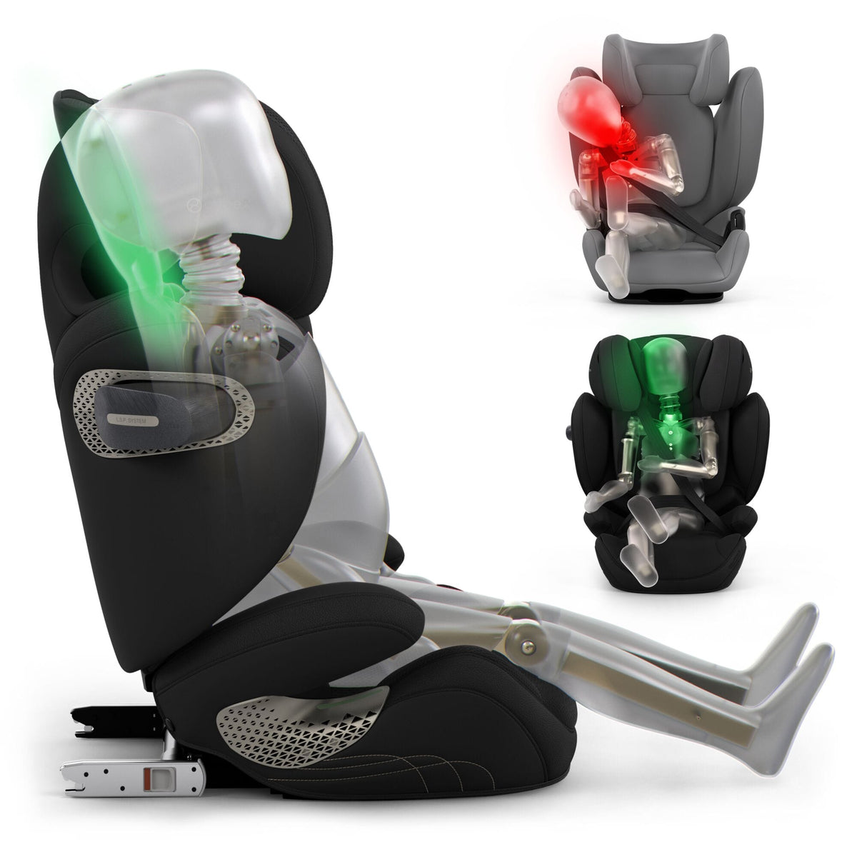 Cybex Highback Booster Seats Cybex Solution S Style - Amber Brown 526003137
