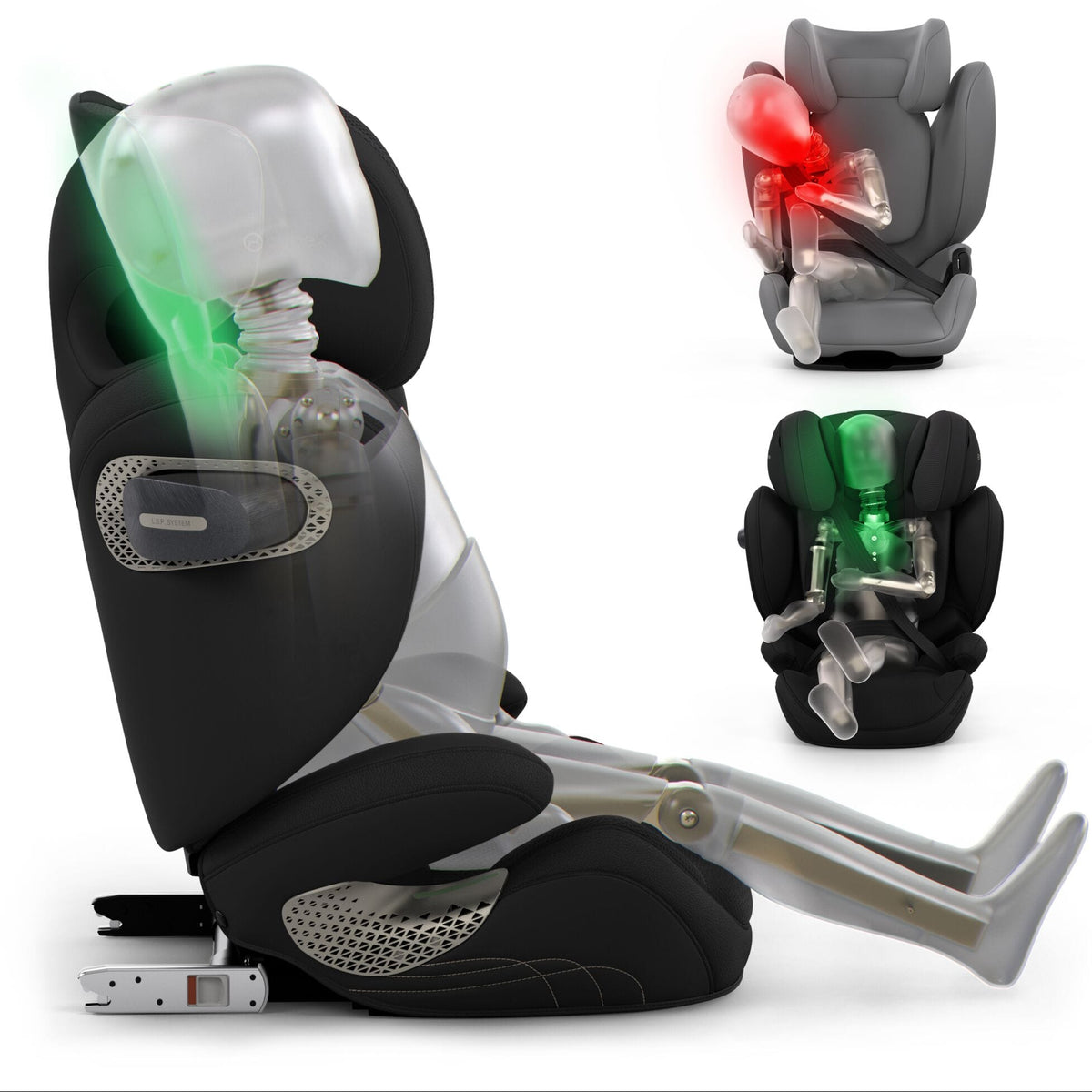 Cybex Highback Booster Seats Cybex Solution S Style - Jade Green 526003149