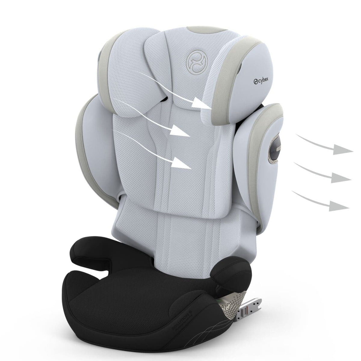 Cybex Highback Booster Seats Cybex Solution S Style - Misty Grey 526003133