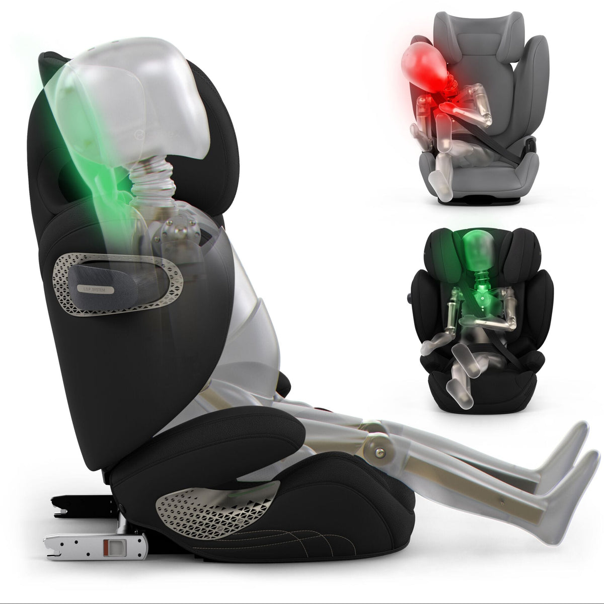 Cybex Highback Booster Seats Cybex Solution S Style - Off White 526003153
