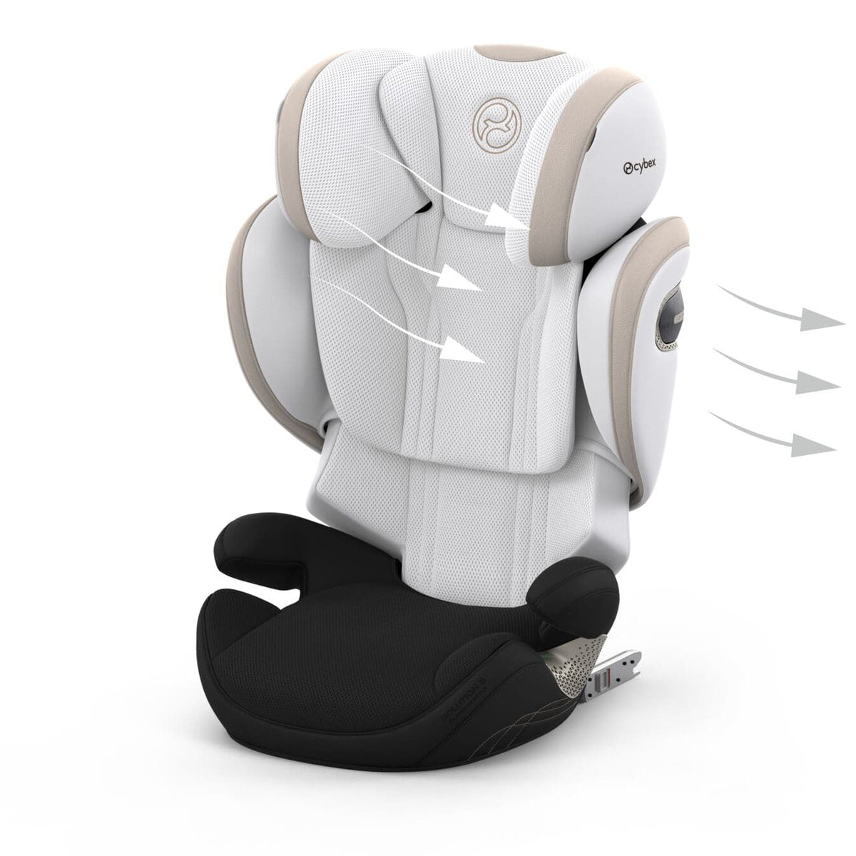 Cybex Highback Booster Seats Cybex Solution S Style - Off White 526003153