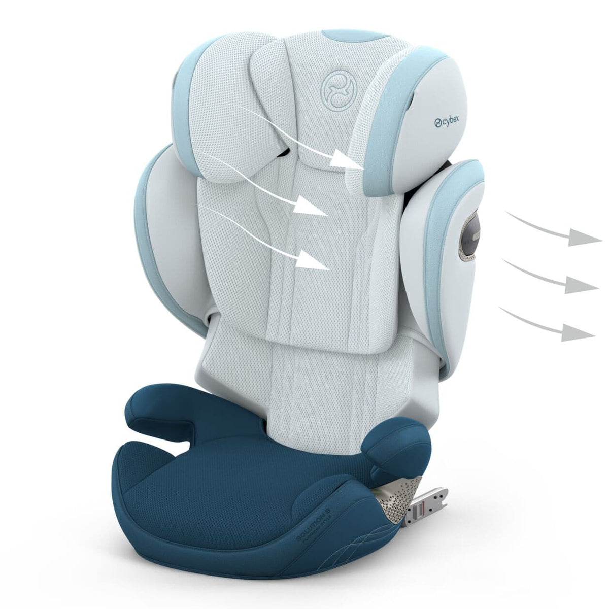Cybex Highback Booster Seats Cybex Solution S Style - Opal Blue 526003141