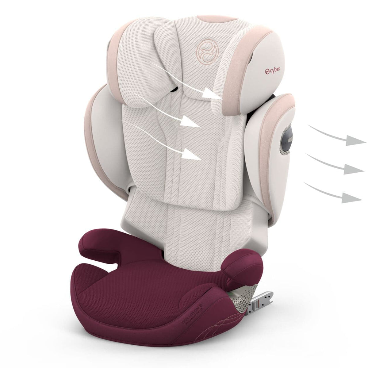 Cybex Highback Booster Seats Cybex Solution S Style - Quartz Pink 526003145
