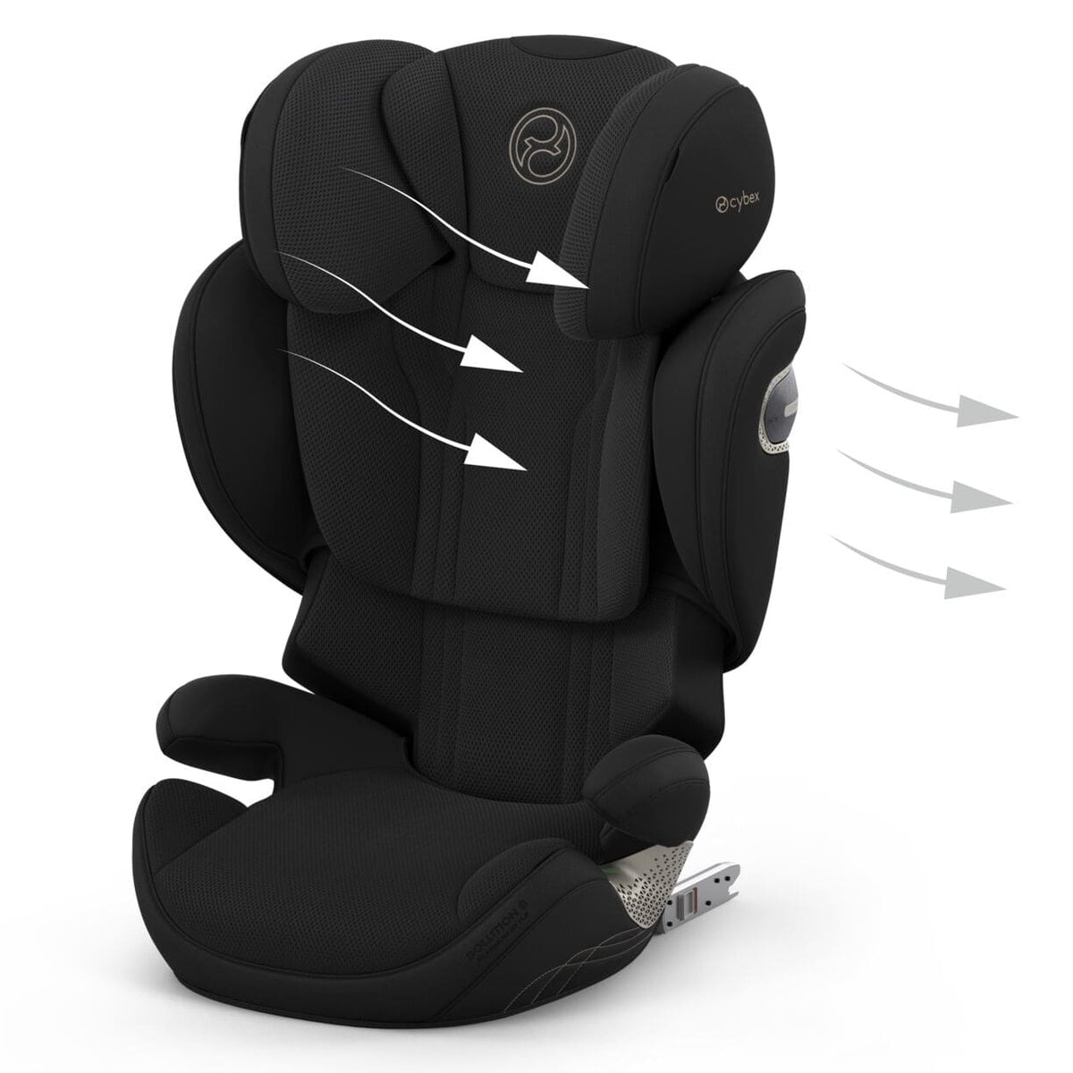 Cybex Highback Booster Seats Cybex Solution S Style - Sepia Black 526003129