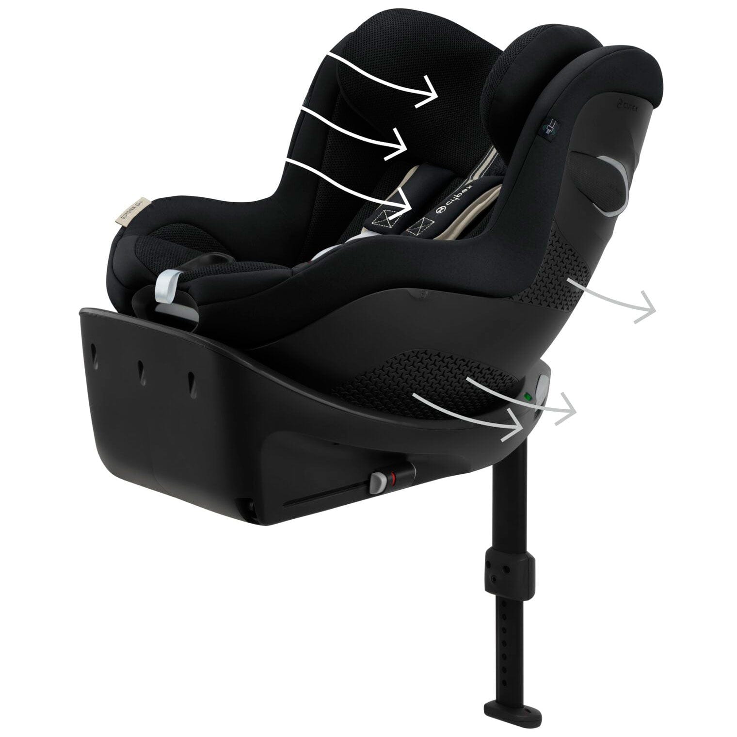 Cybex i-Size car seats Cybex Sirona Gi i-Size Plus - Moon Black 522004851