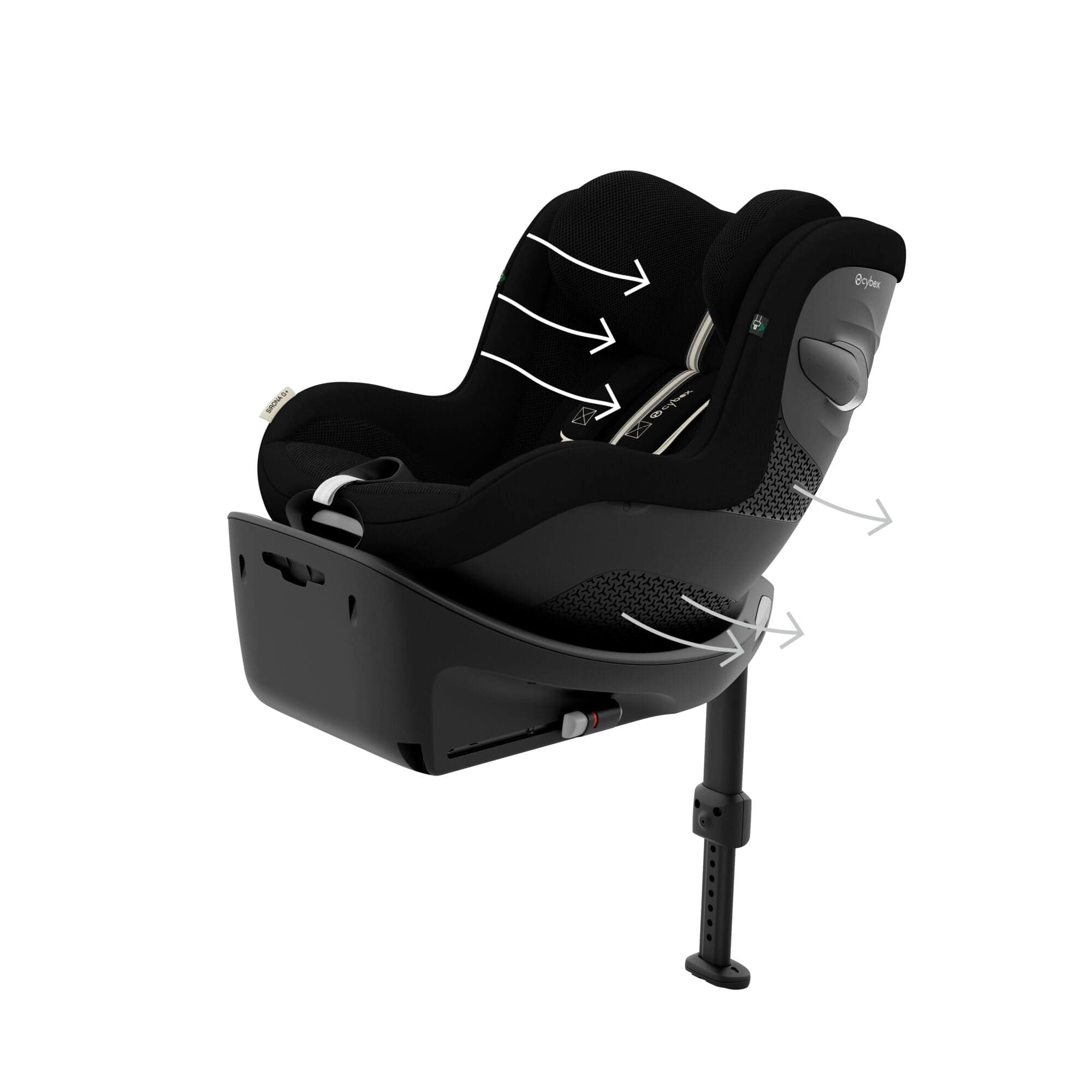 Cybex i-Size car seats Cybex Sirona G i-Size PLUS - Moon Black