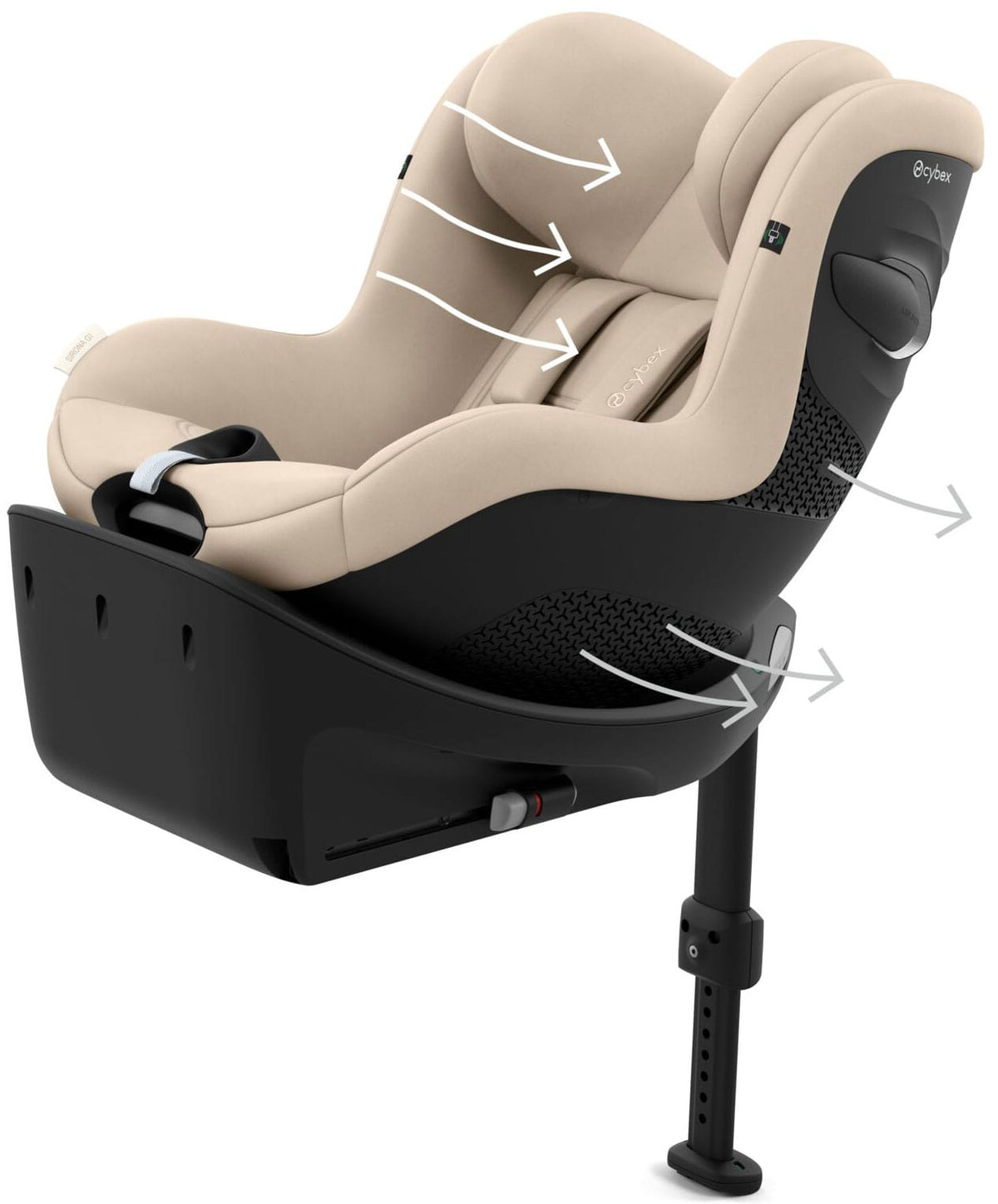 Cybex i-Size car seats Cybex Sirona Gi i-Size - Almond Beige 526001785