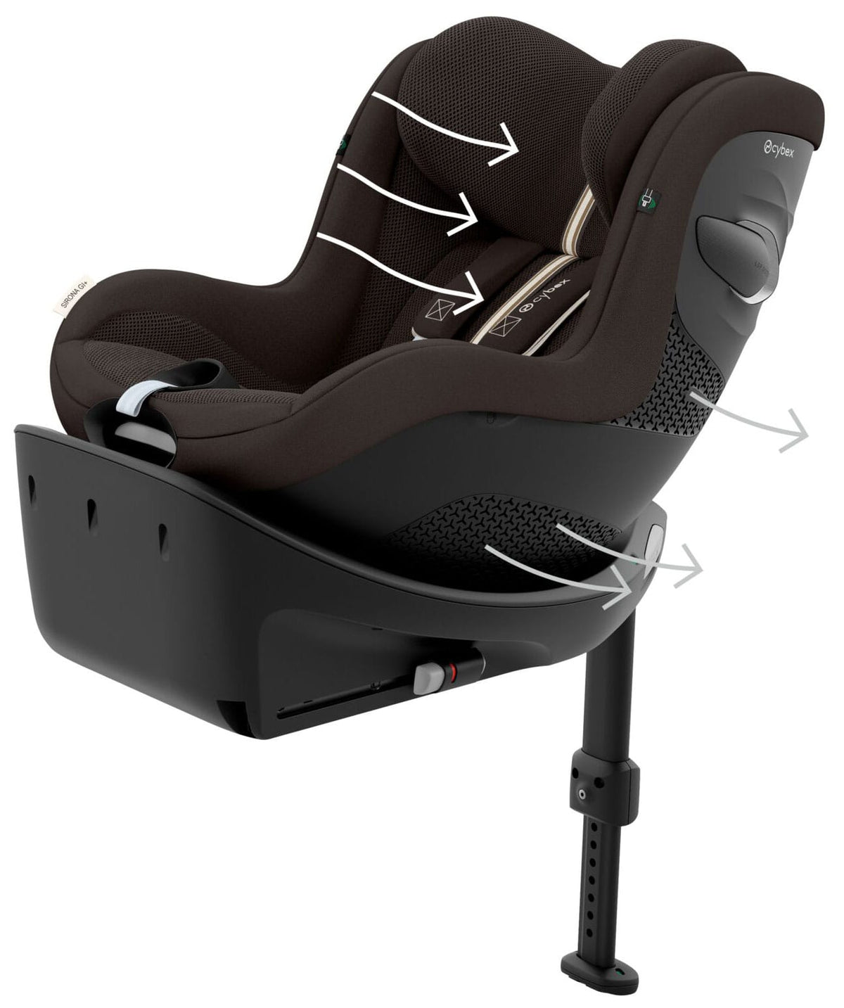 Cybex i-Size car seats Cybex Sirona Gi i-Size Plus - Chocolate Brown 526001793