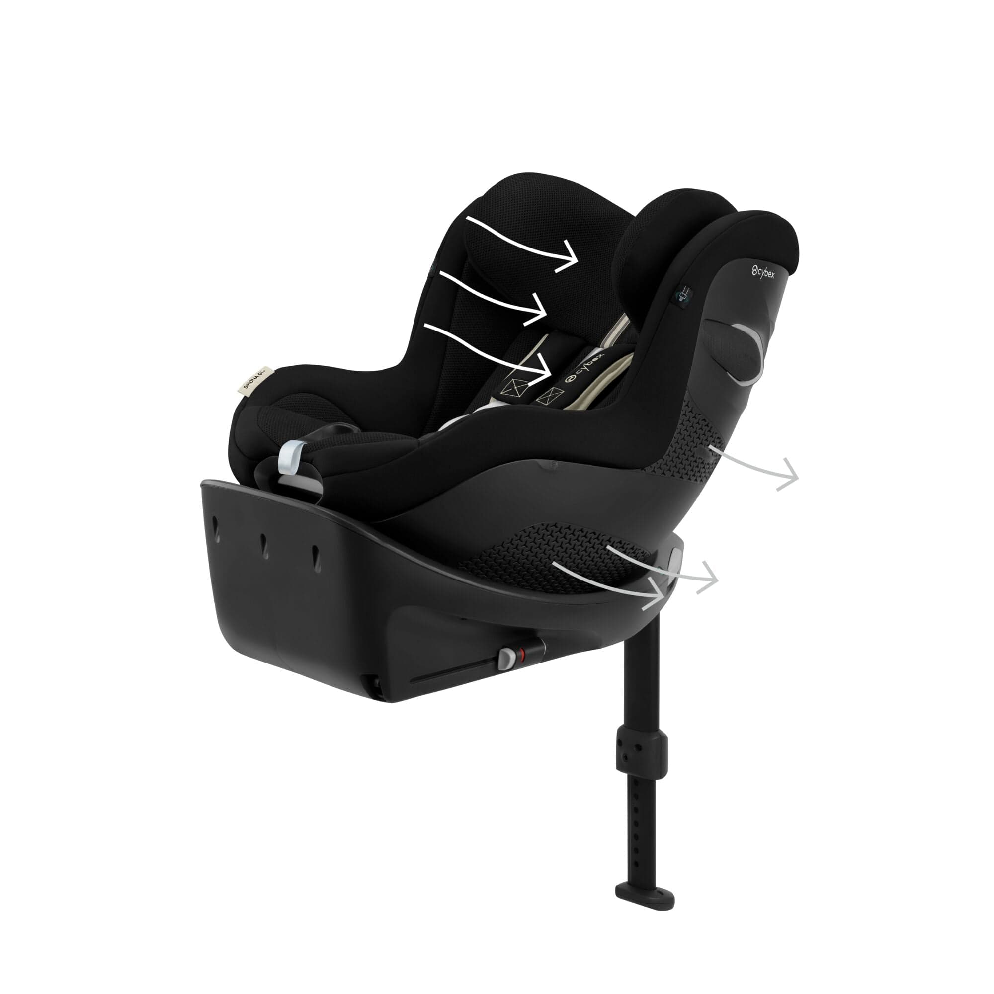 Cybex i-Size car seats Cybex Sirona Gi i-Size Plus - Moon Black 524001451