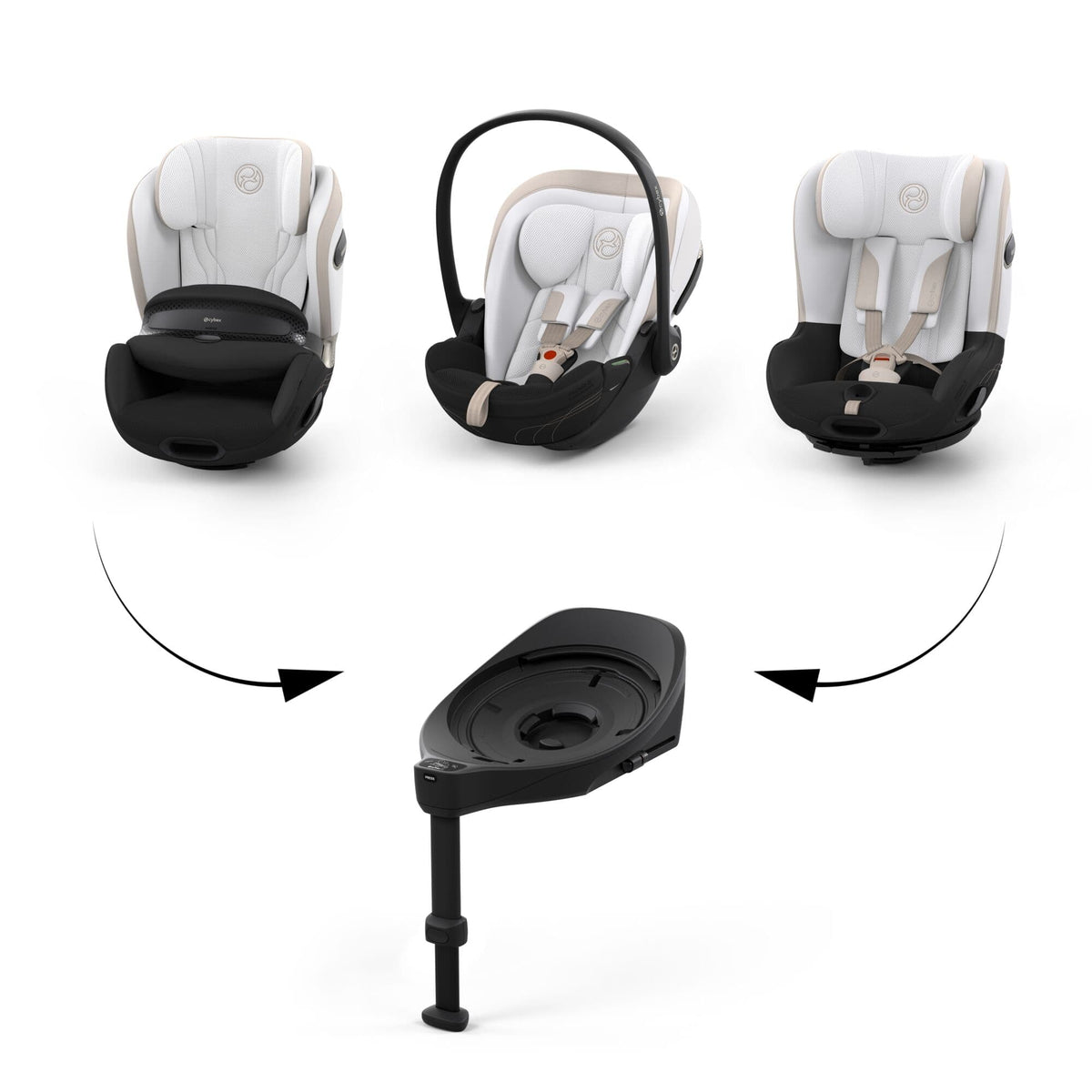 Cybex i-Size car seats Cybex Sirona S Style - Off White