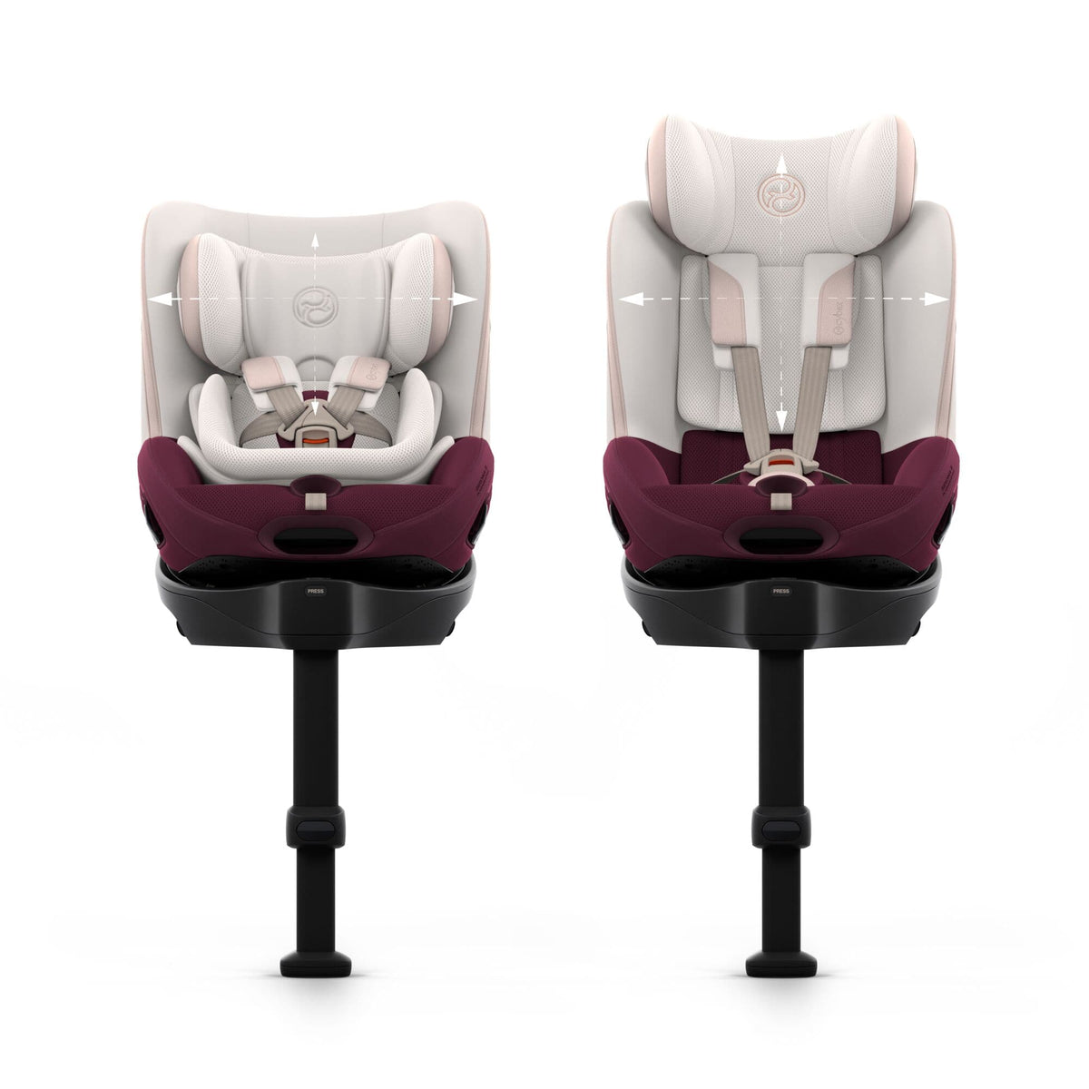 Cybex i-Size car seats Cybex Sirona S Style - Quartz Pink