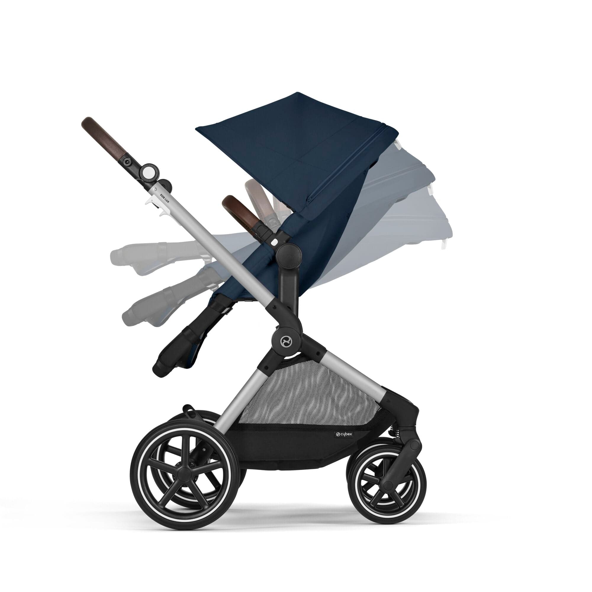 Cybex travel systems Cybex Eos Lux Luxury 9 Piece Bundle - Ocean Blue 14537-SLV-OCE-BLU