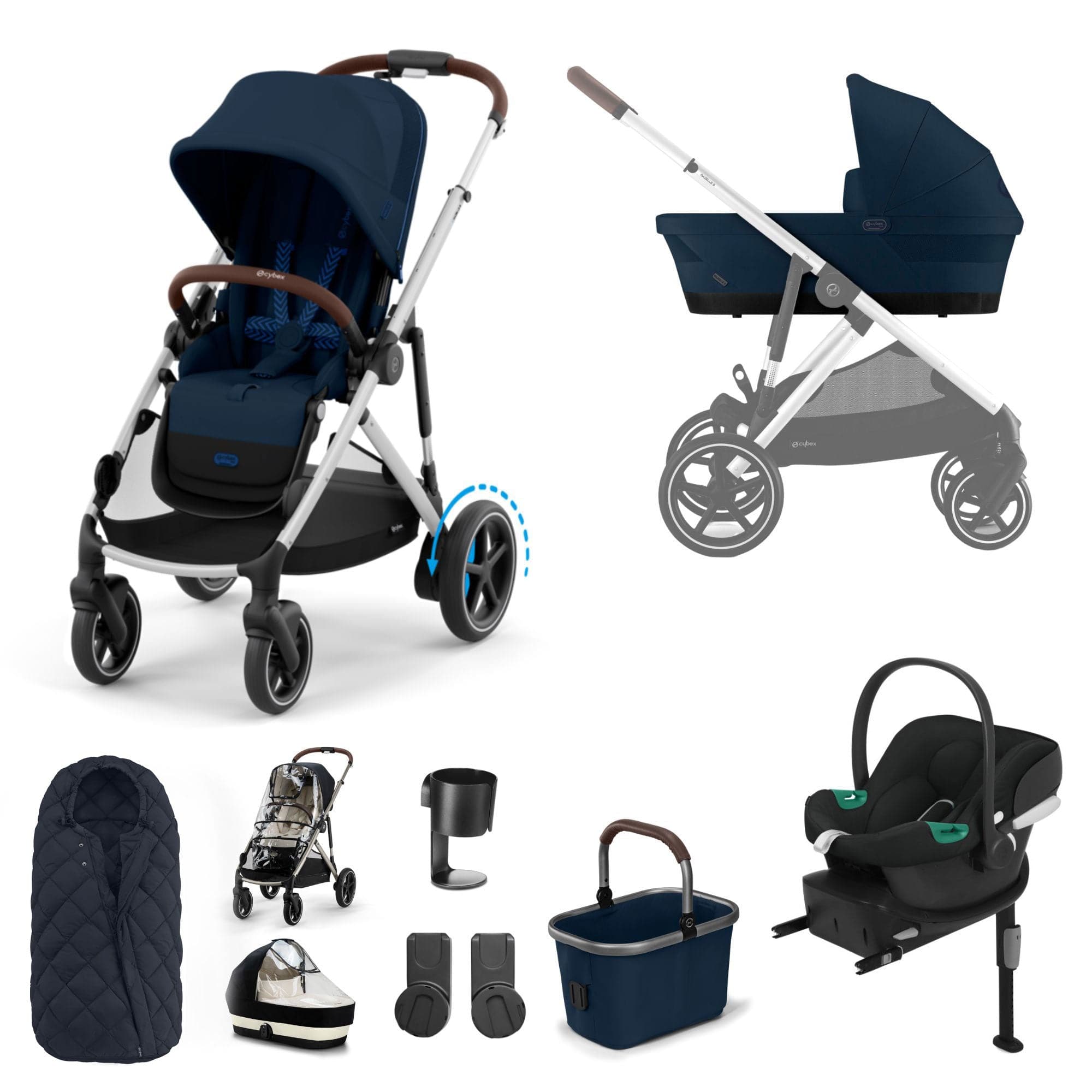 Cybex Travel Systems Cybex eGazelle S Comfort Kit - Ocean Blue 16345-OCE-BLU-1
