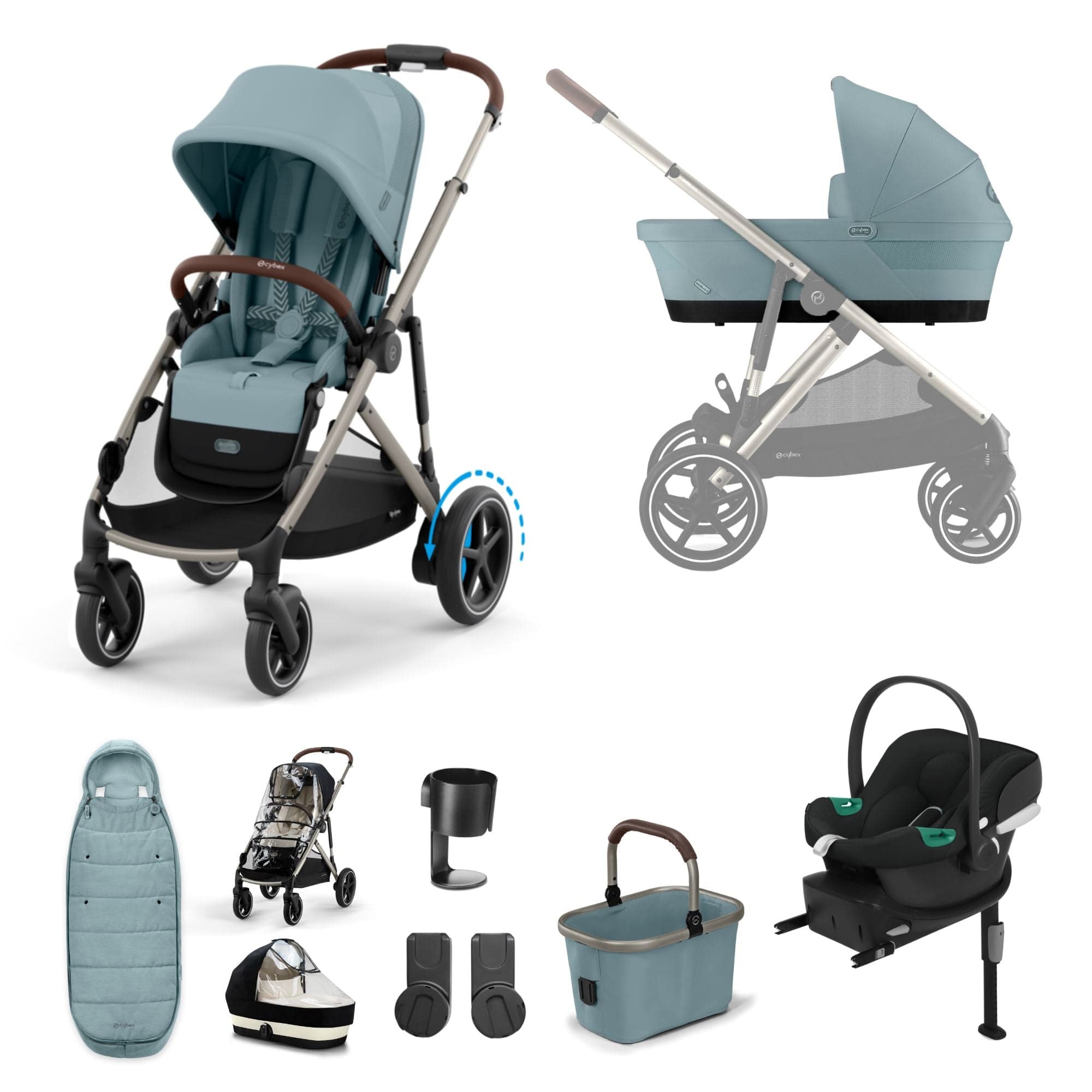 Cybex Travel Systems Cybex eGazelle S Comfort Kit - Stormy Blue 16347-STO-BLU