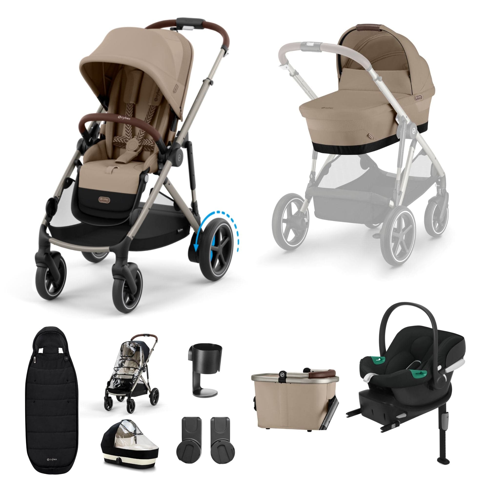 Cybex Travel Systems Cybex eGazelle S Comfort Kit - Almond Beige 16349-ALM-BEI