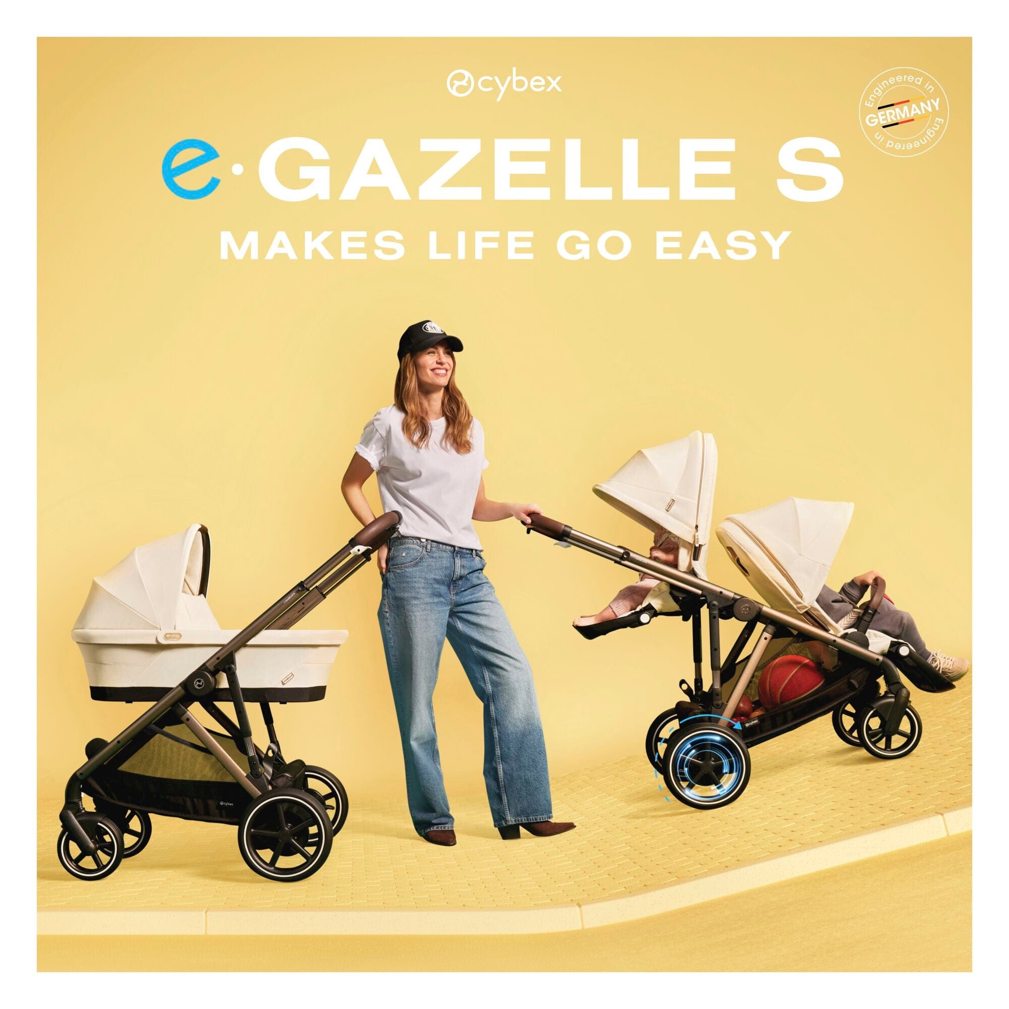 Cybex Travel Systems Cybex eGazelle S Comfort Kit - Stone Grey