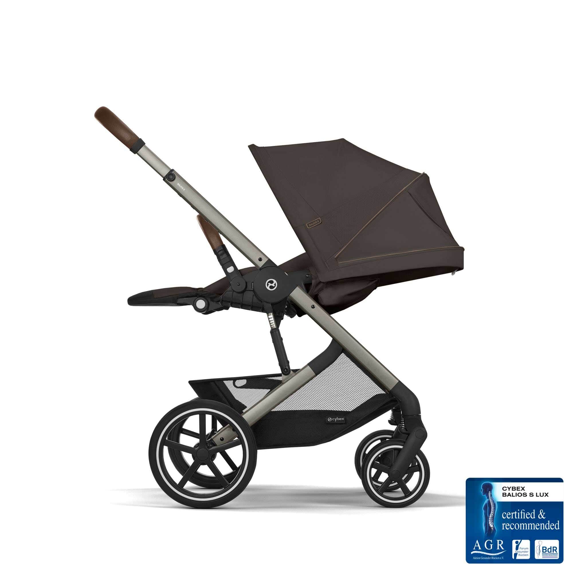Cybex travel systems Cybex Balios S Lux Comfort Bundle - Taupe/Chocolate Brown
