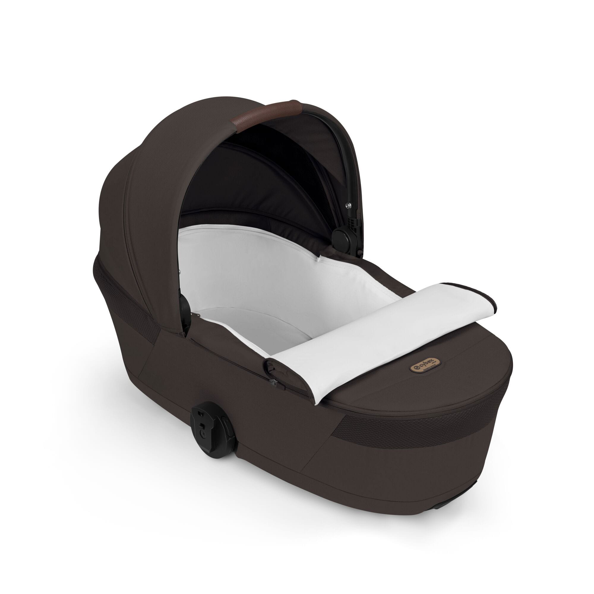 Cybex travel systems Cybex Balios S Lux Foldable Carrycot Travel System - Chocolate Brown