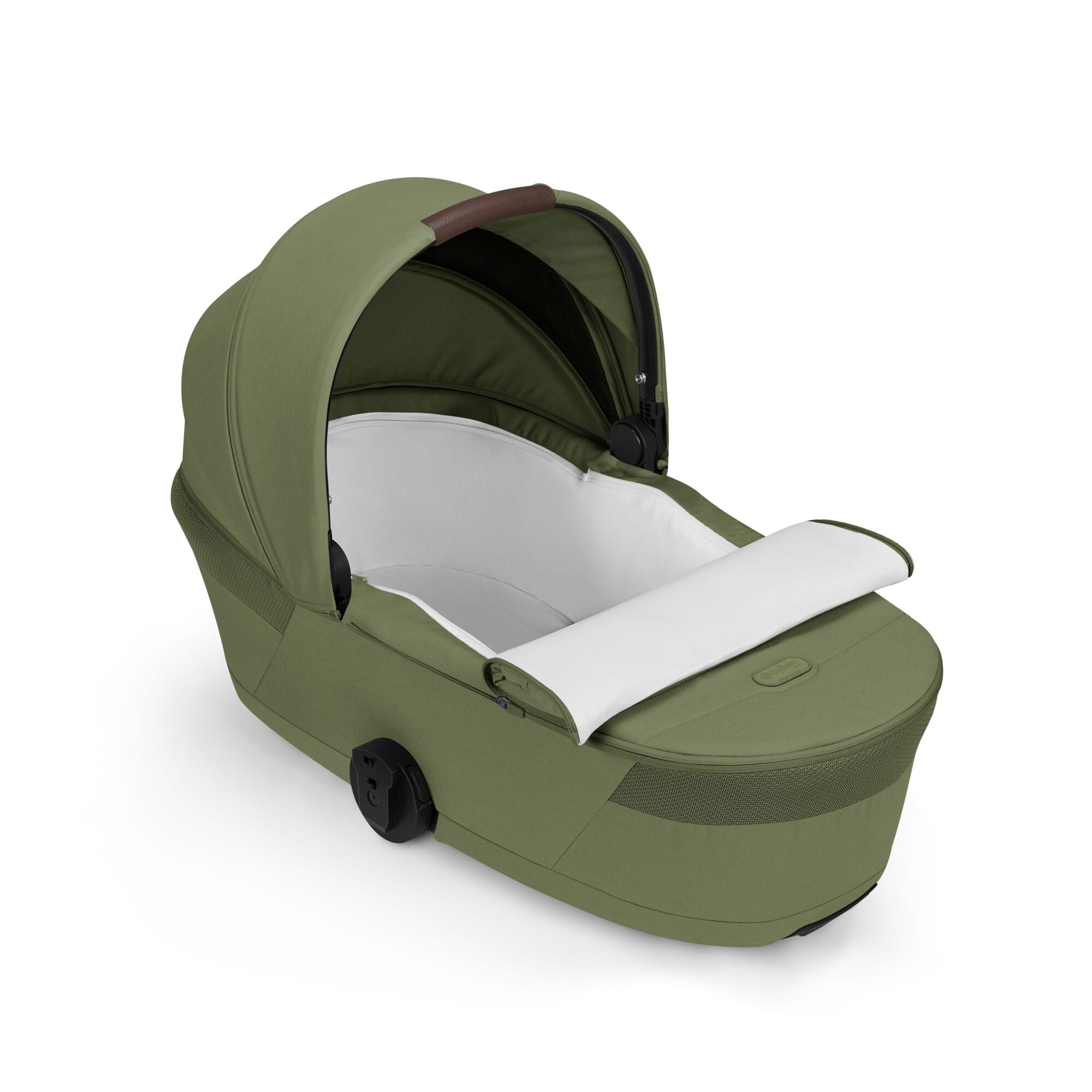Cybex travel systems Cybex Balios S Lux Foldable Carrycot Travel System - Moss Green