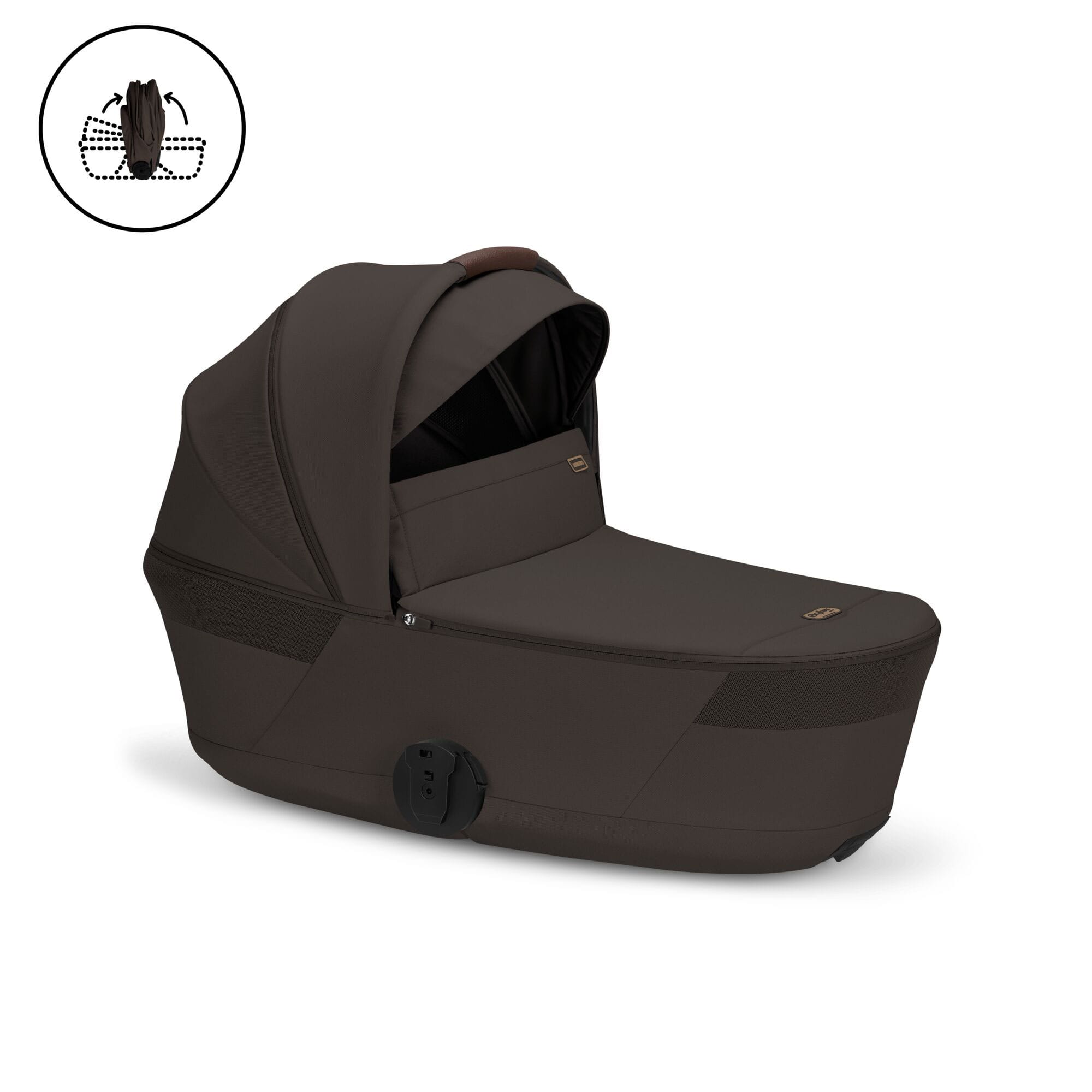 Cybex travel systems Cybex Balios S Lux Foldable Carrycot Ultimate Travel System - Chocolate Brown