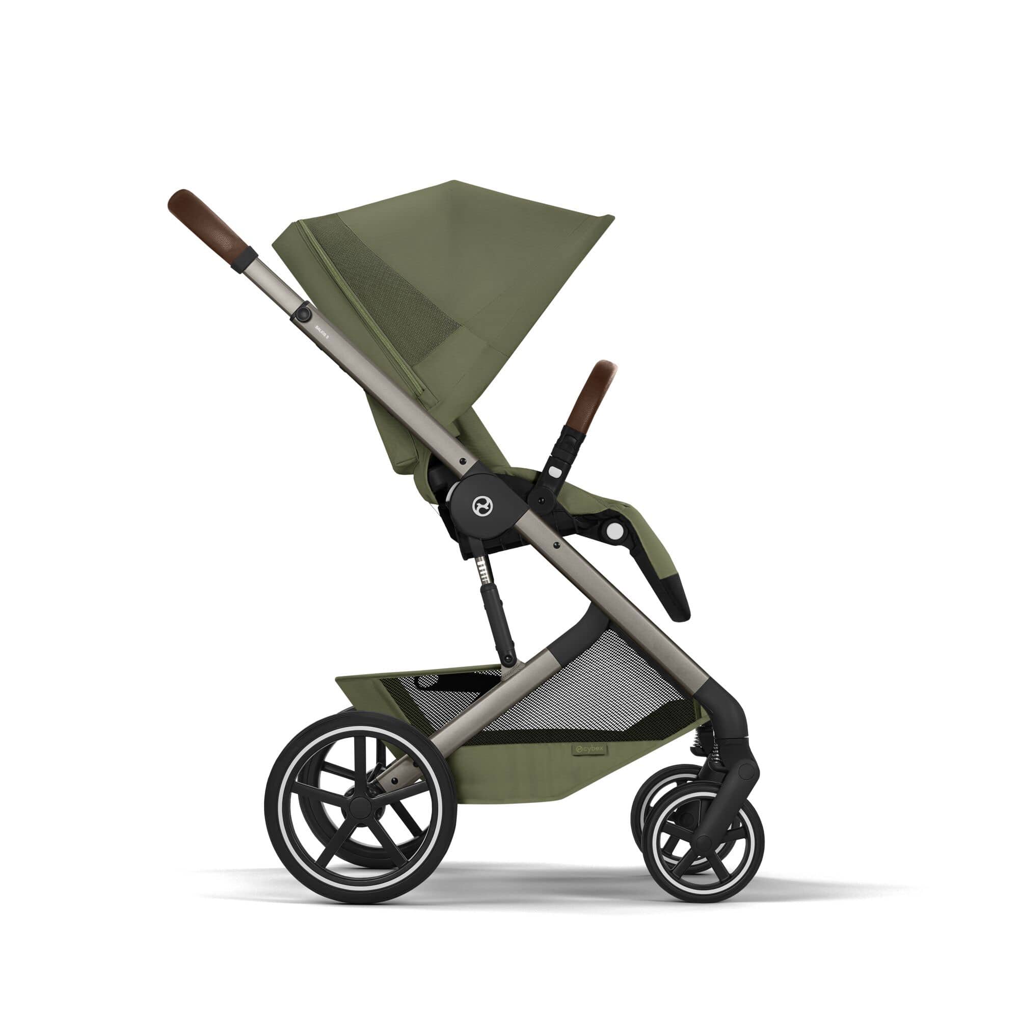Cybex travel systems Cybex Balios S Lux Foldable Carrycot Ultimate Travel System - Moss Green