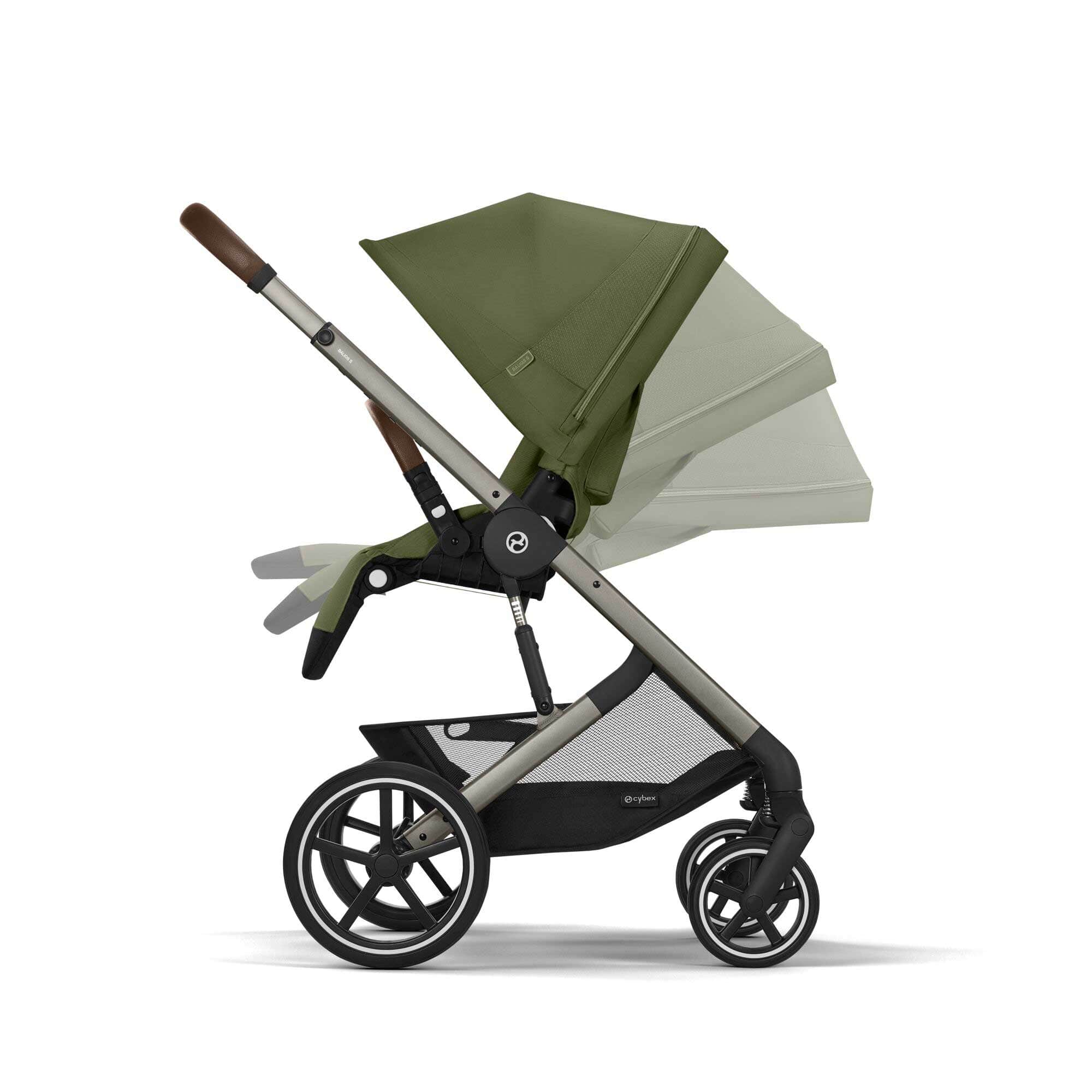Cybex travel systems Cybex Balios S Lux Luxury Bundle - Taupe/Moss Green