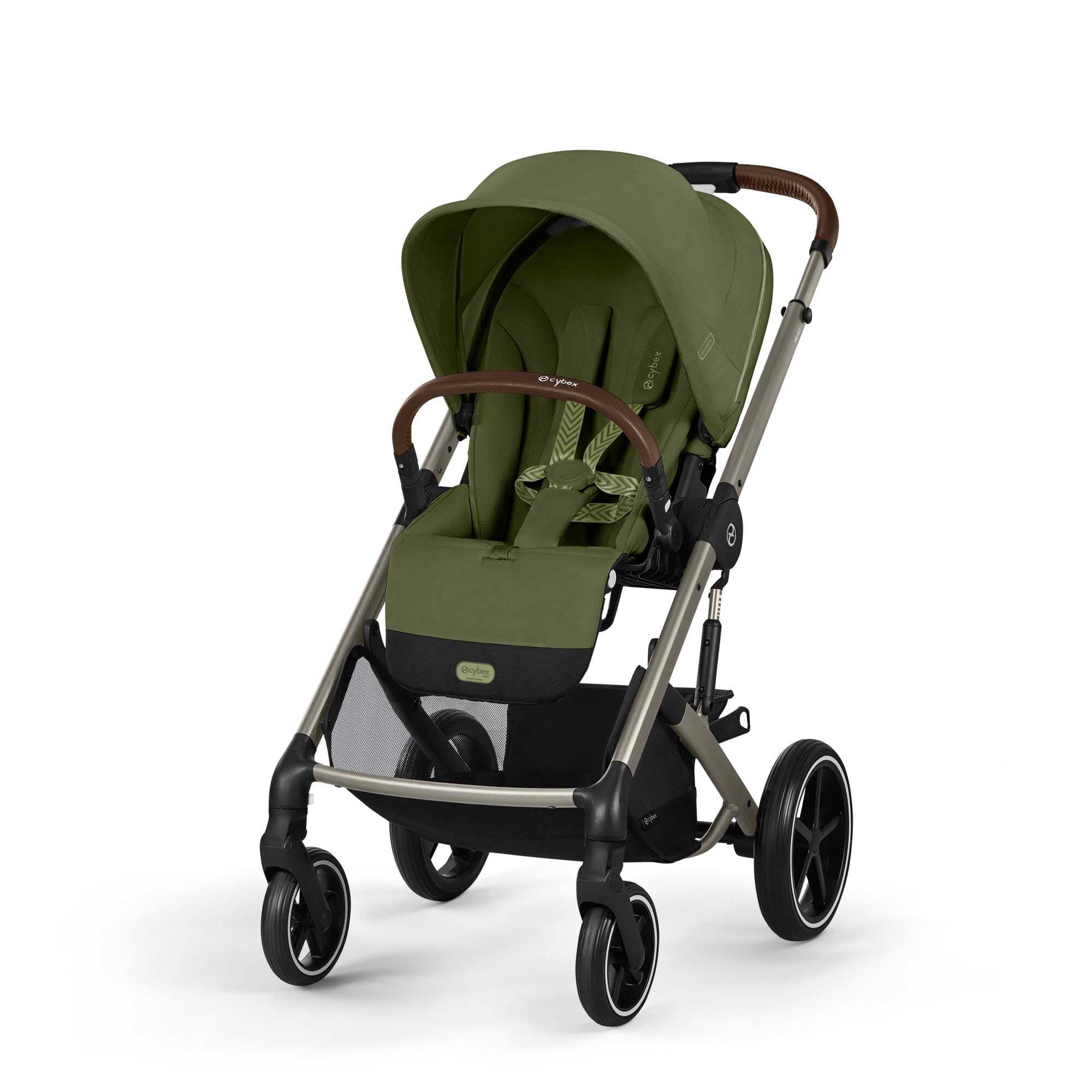 Cybex travel systems Cybex Balios S Lux Luxury Bundle - Taupe/Moss Green