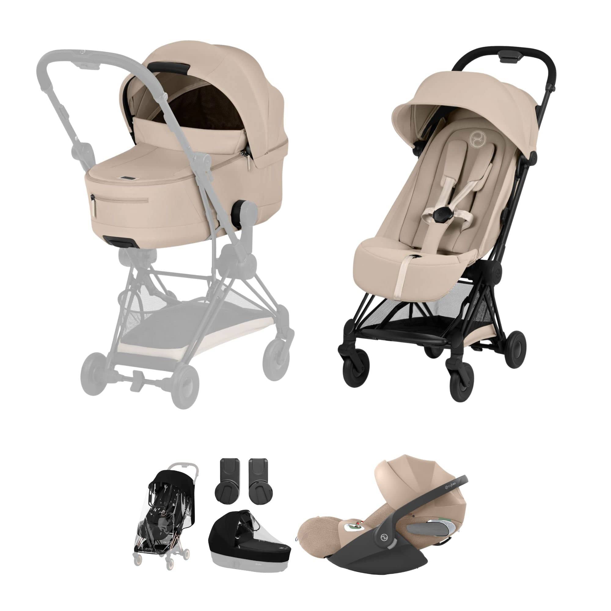 Cybex travel systems Cybex Coya Ultimate Bundle - Comfort Collection - Cozy Beige 22041-MB-COZ-BEI-1