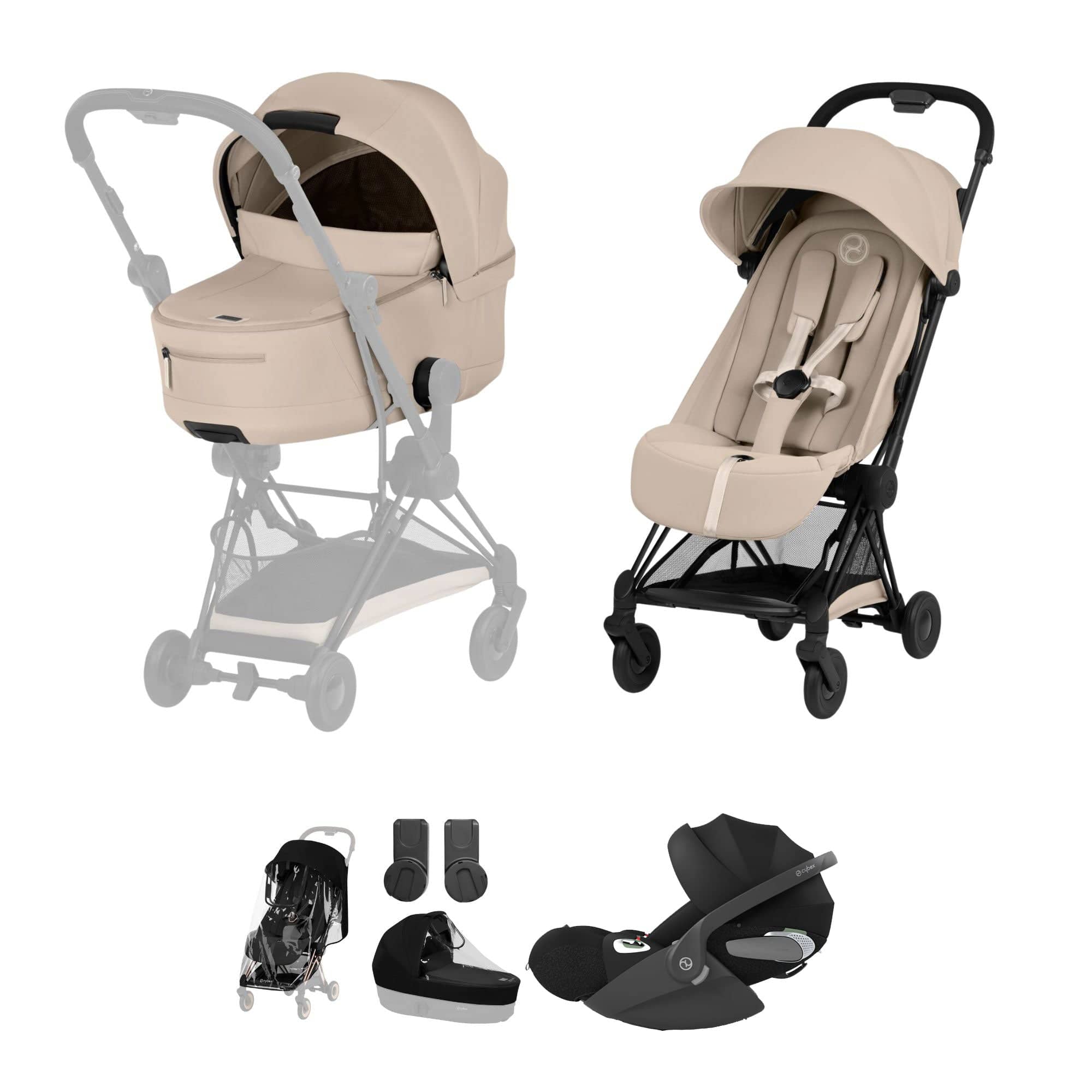 Cybex travel systems Cybex Coya Ultimate Bundle - Comfort Collection - Cozy Beige 22041-MB-COZ-BEI