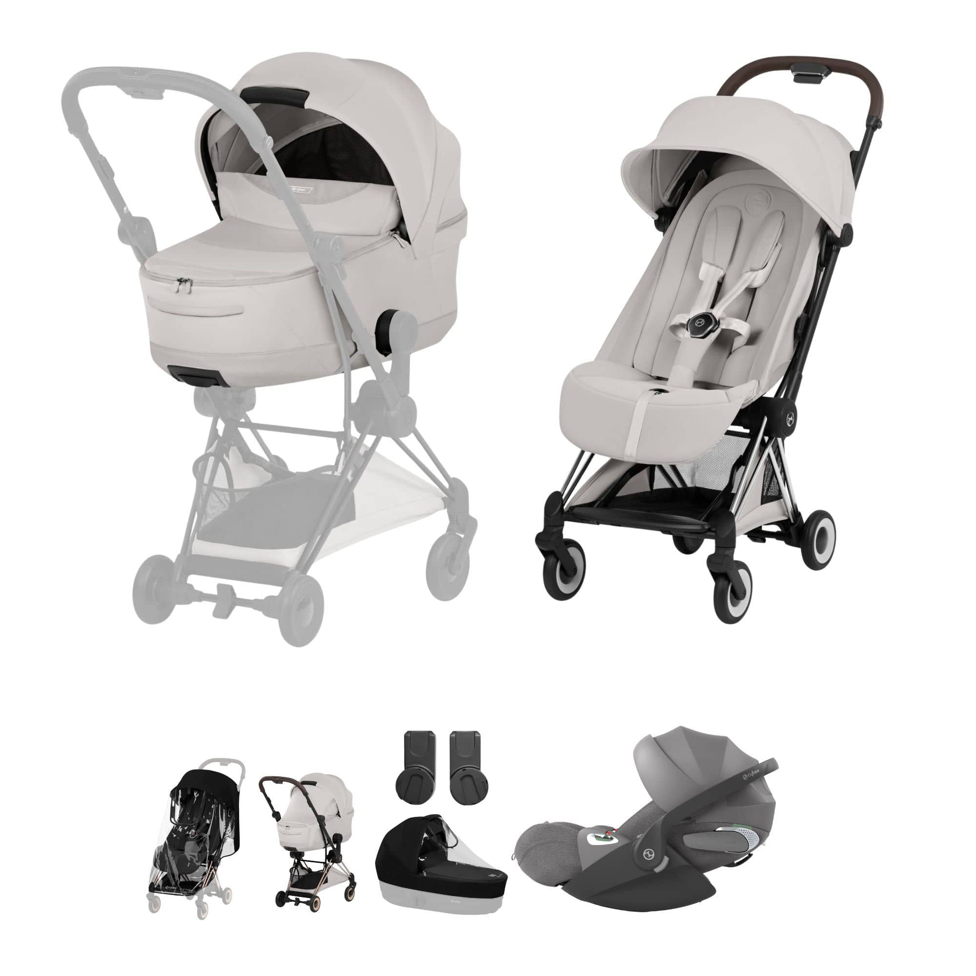 Cybex travel systems Cybex Coya Ultimate Bundle - Style Collection - City Grey 21991-CB-CIT-GRY-1
