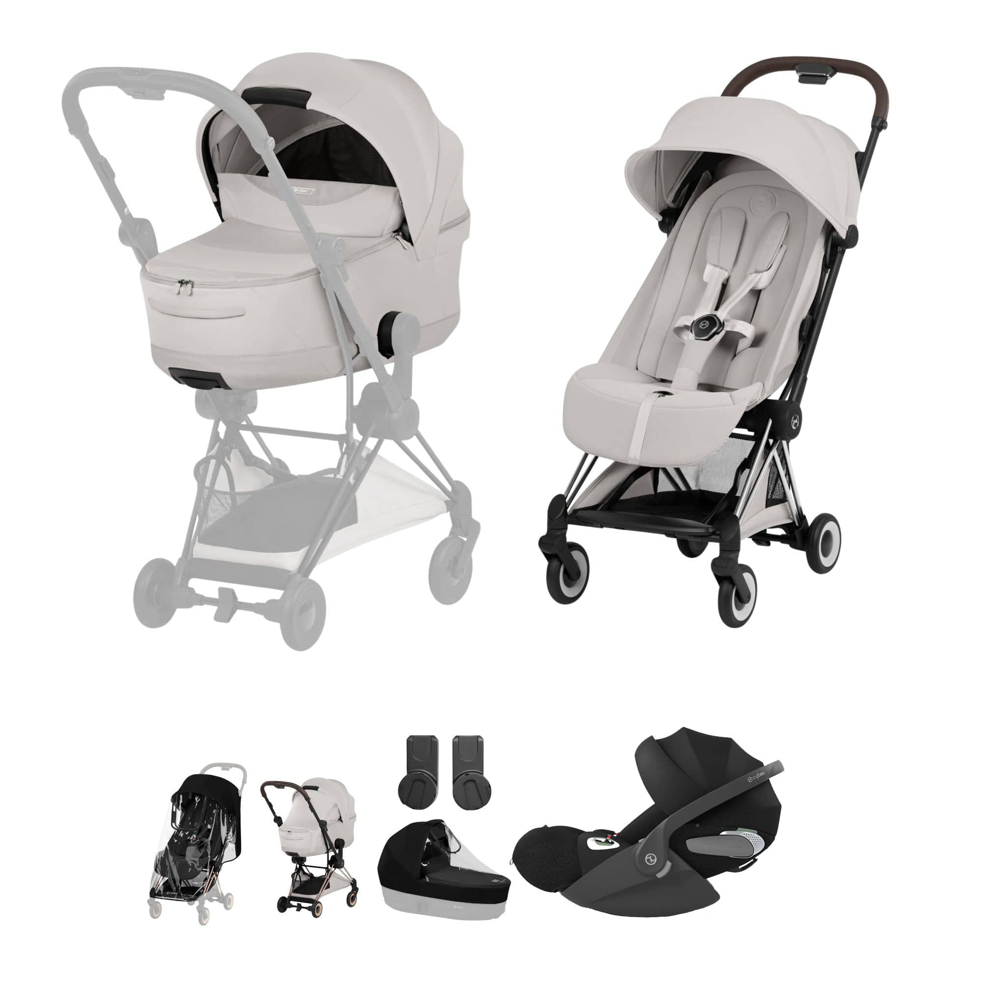 Cybex travel systems Cybex Coya Ultimate Bundle - Style Collection - City Grey 21991-CB-CIT-GRY
